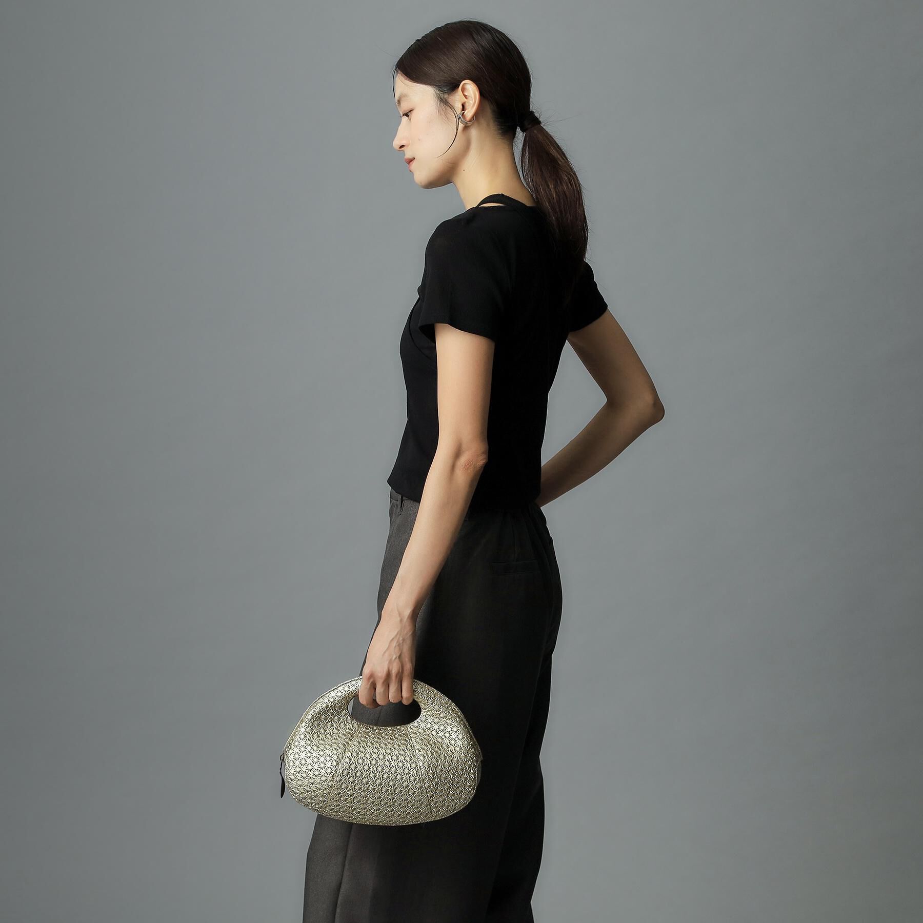 HIROKO HAYASHI「GIRASOLE（ジラソーレ）クロワッサンバッグM」|ハンドバッグ|