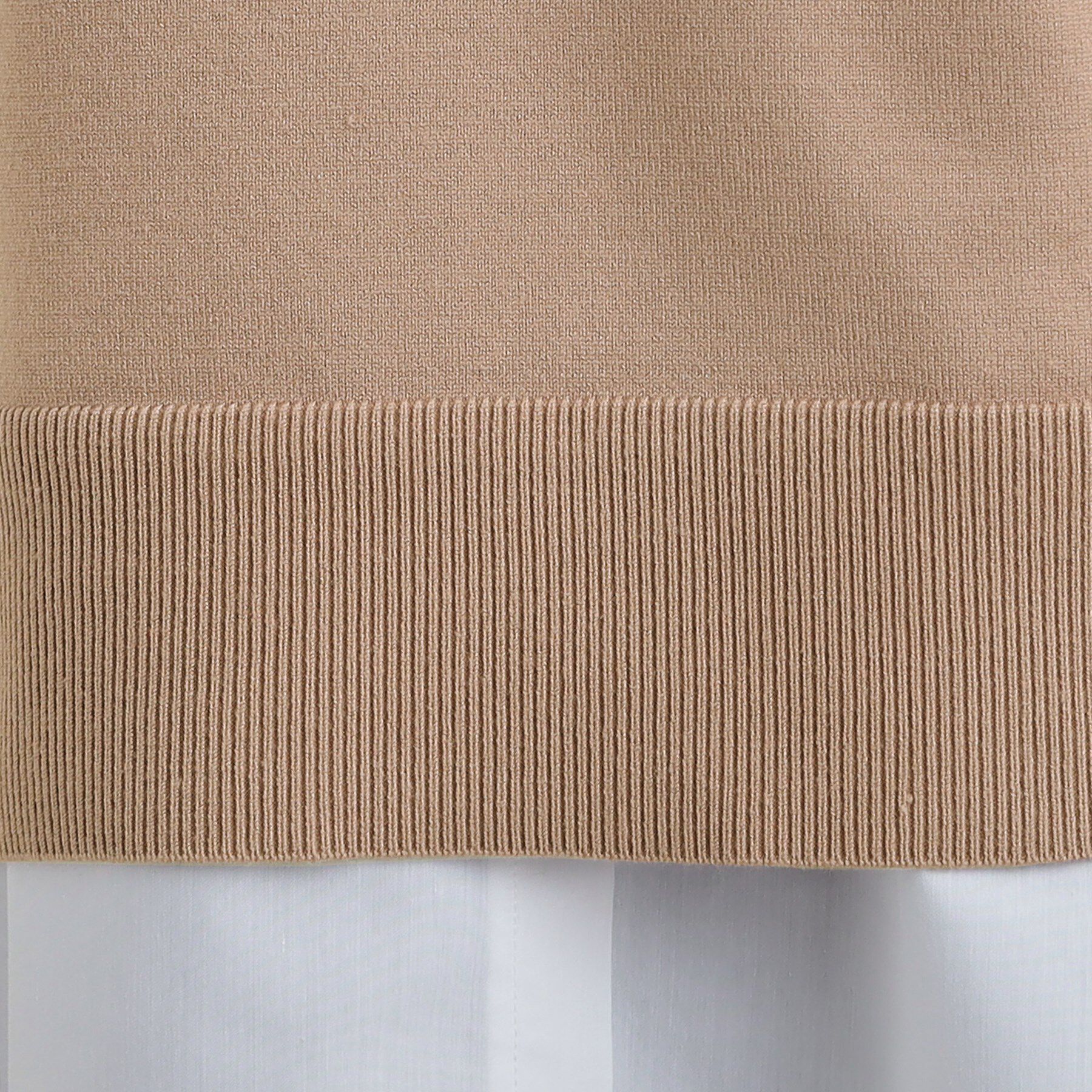 SHOO･LA･RUE「【2点セット/S-LL】時短で決まる もちもちニット＆裾シャツインナー」|その他|