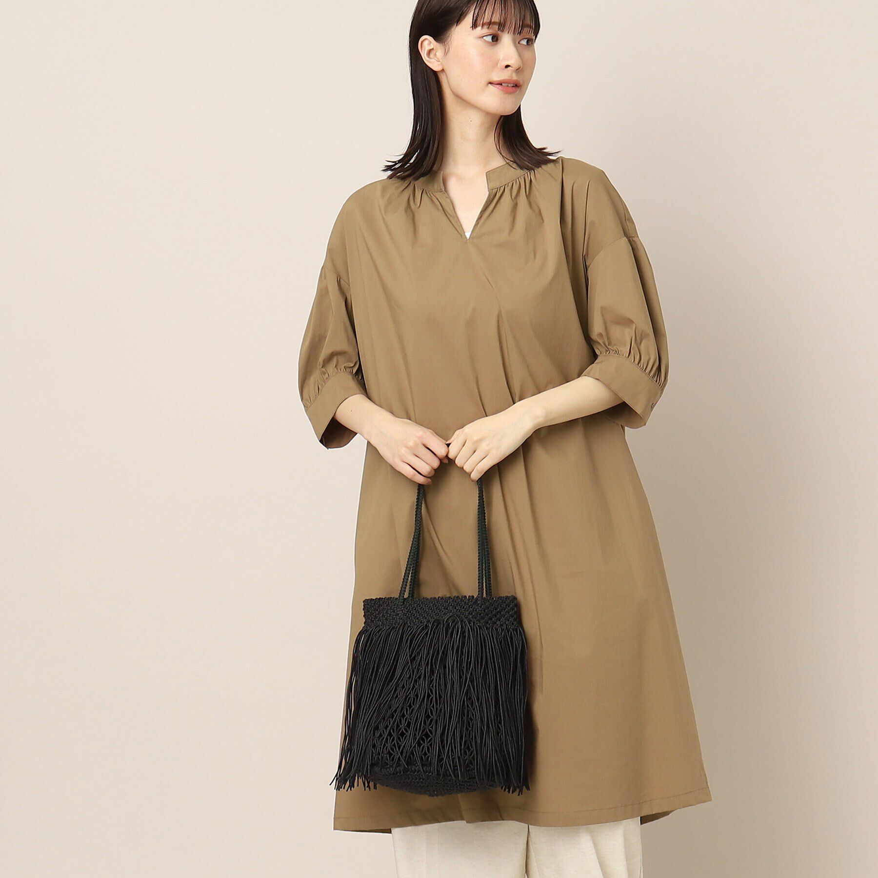 Dessin「【洗える】カフタンチュニックワンピース（S～L）」|ワンピース|