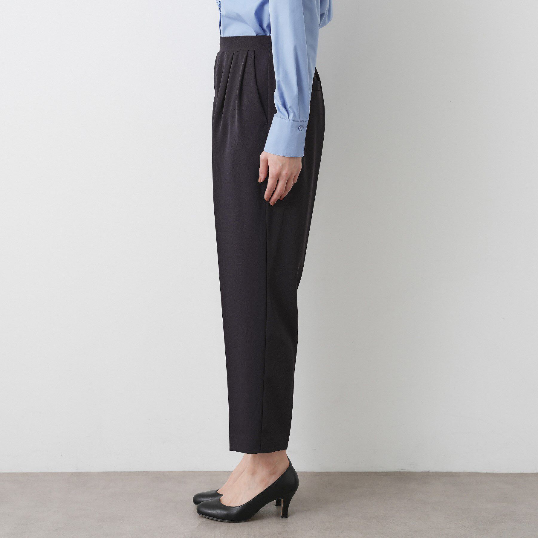 Dessin「【洗える】マットドレープワイドパンツ」|その他|