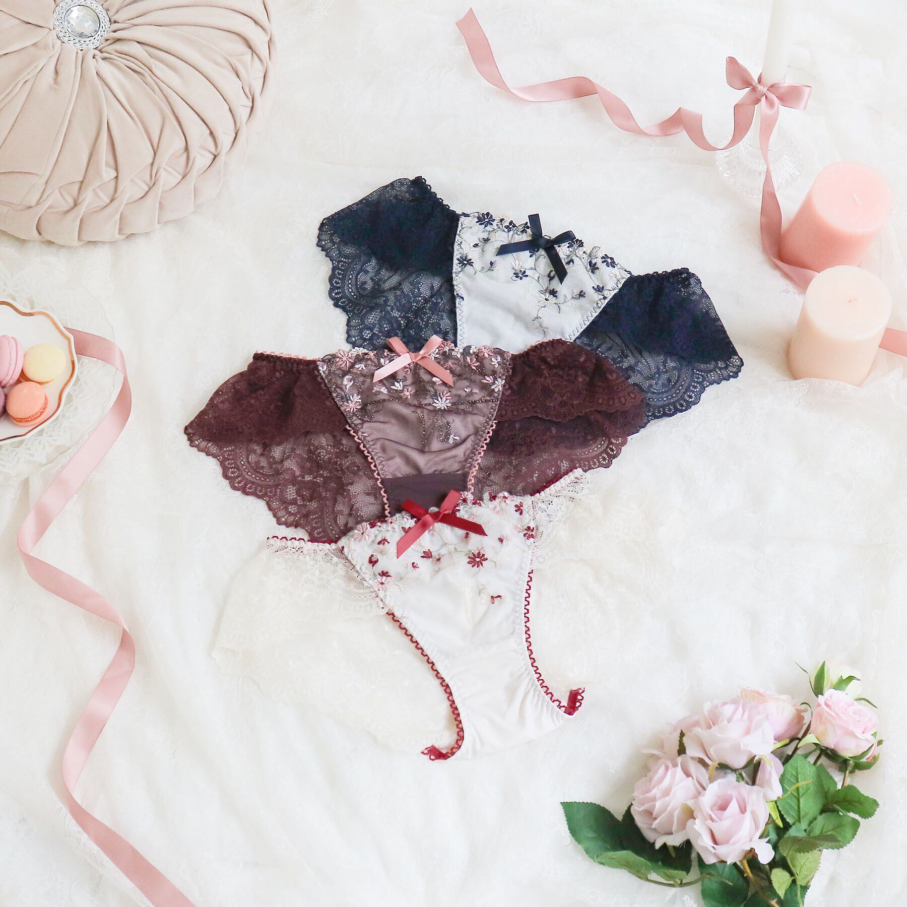 Risa Magli「ティナ レースショーツ」|インナー|