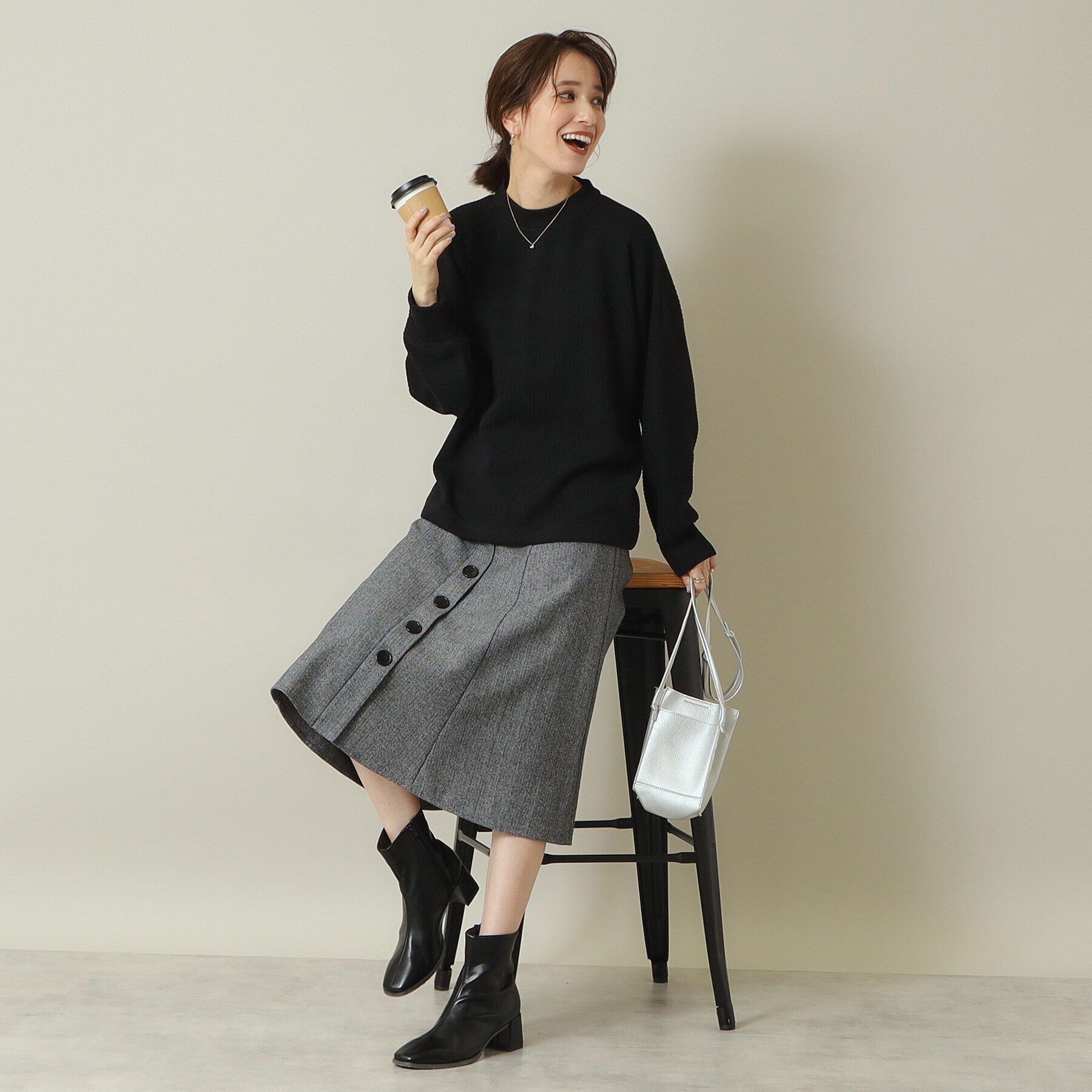 ITS&rsquo;DEMO「【伸縮性あり／手洗い可】ドルマンプルオーバー」|Tシャツ・カットソー|