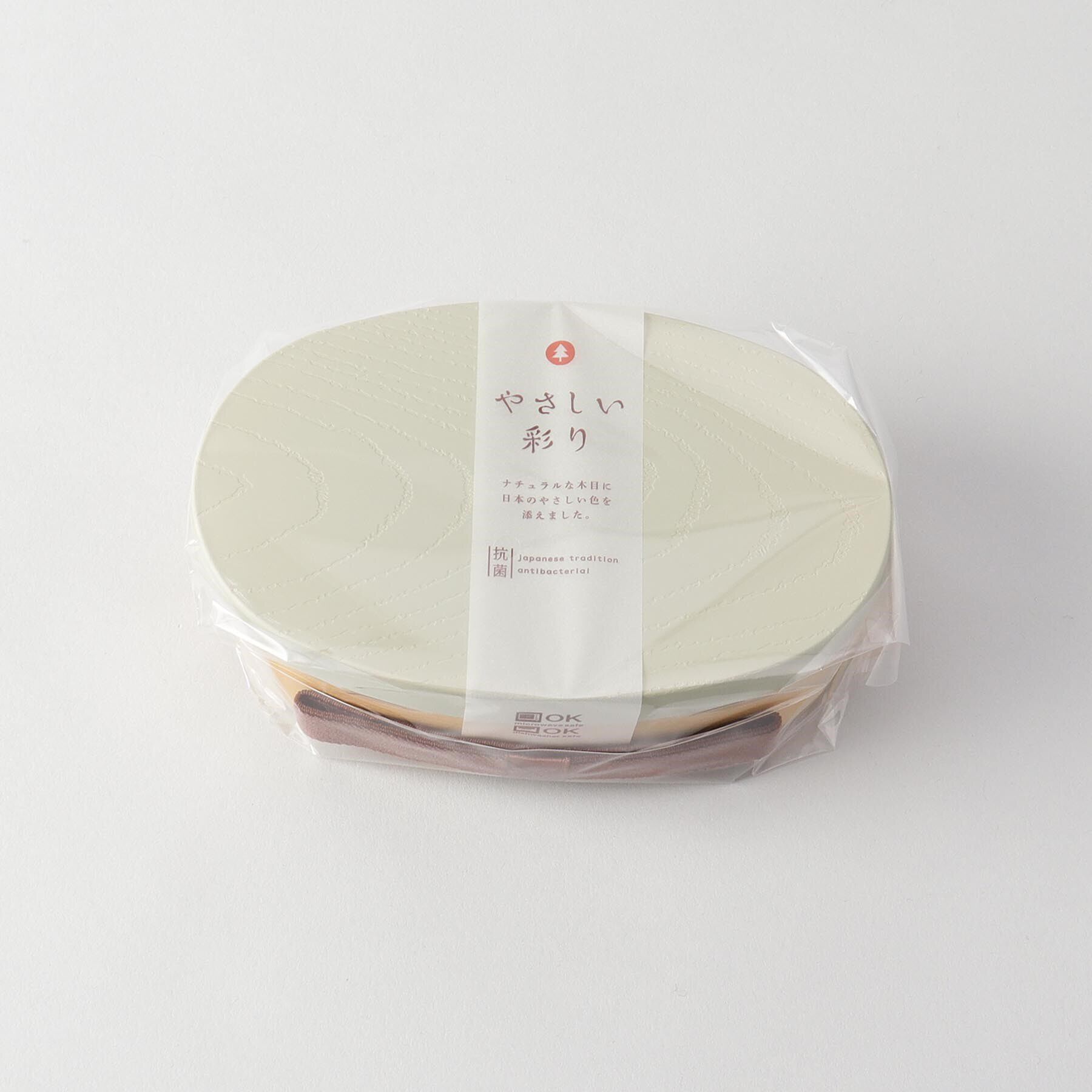 212 KITCHEN STORE「やさしい彩 抗菌小判弁当 抹茶色」|食器・キッチングッズ|