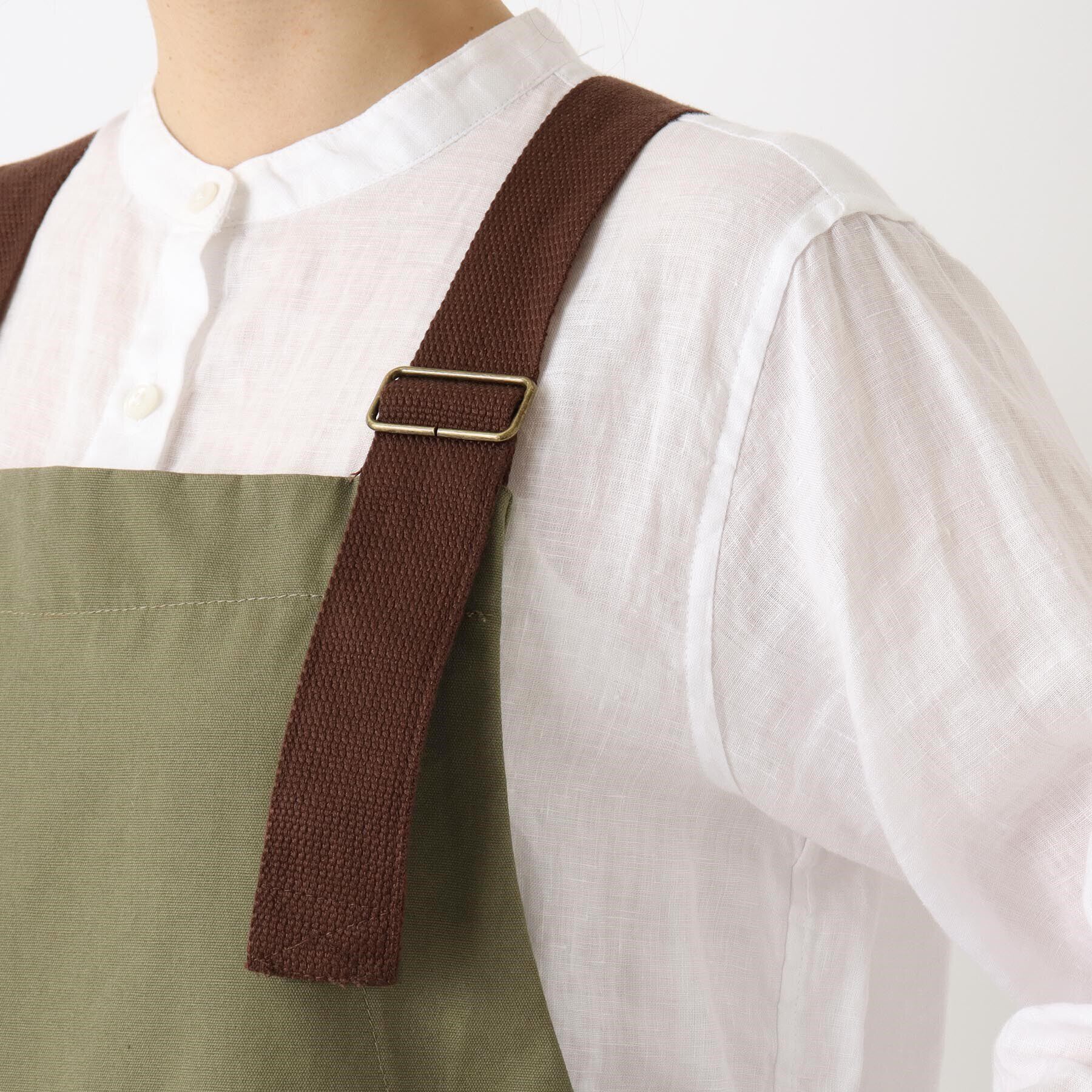 212 KITCHEN STORE「カバーオールロングエプロン カーキ ＜FABORI ファボリ＞」|食器・キッチングッズ|