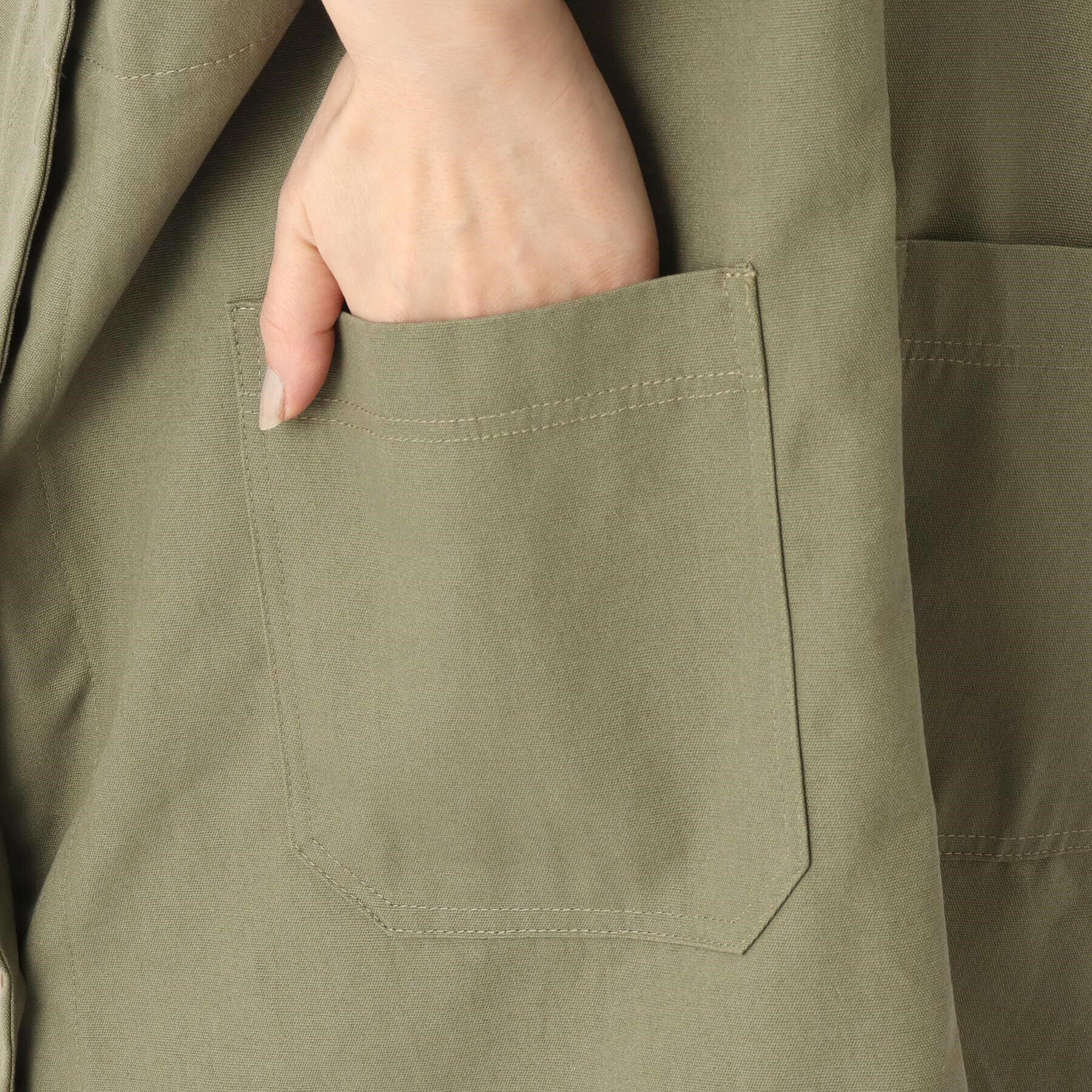 212 KITCHEN STORE「カバーオールロングエプロン カーキ ＜FABORI ファボリ＞」|食器・キッチングッズ|