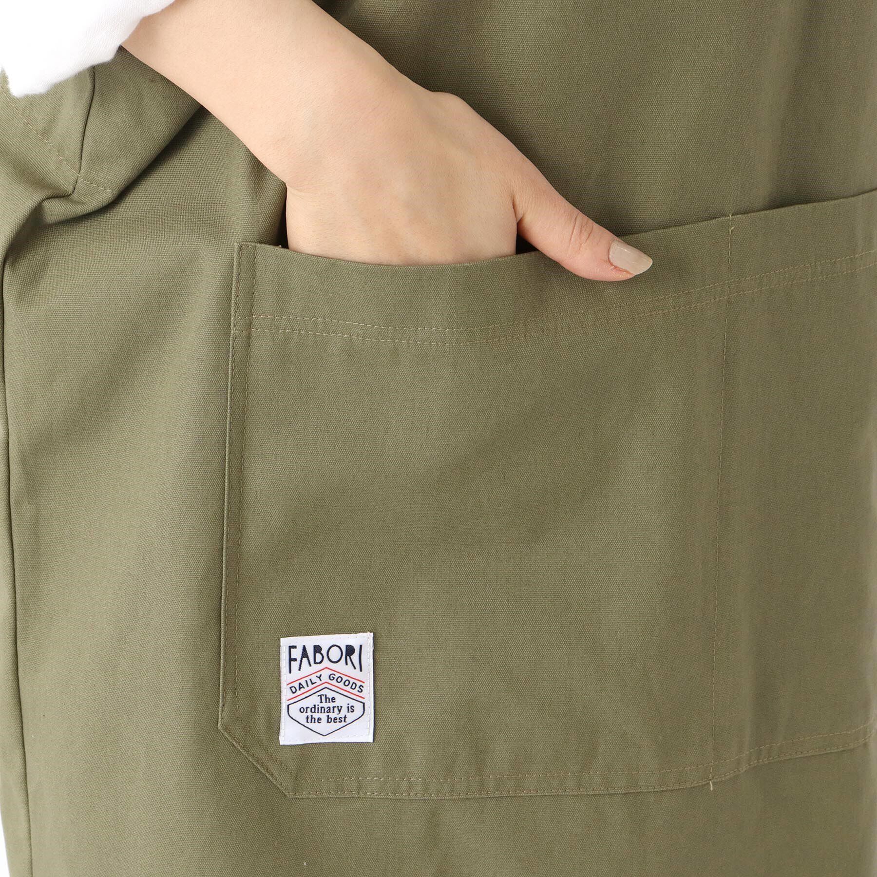 212 KITCHEN STORE「カバーオールロングエプロン カーキ ＜FABORI ファボリ＞」|食器・キッチングッズ|