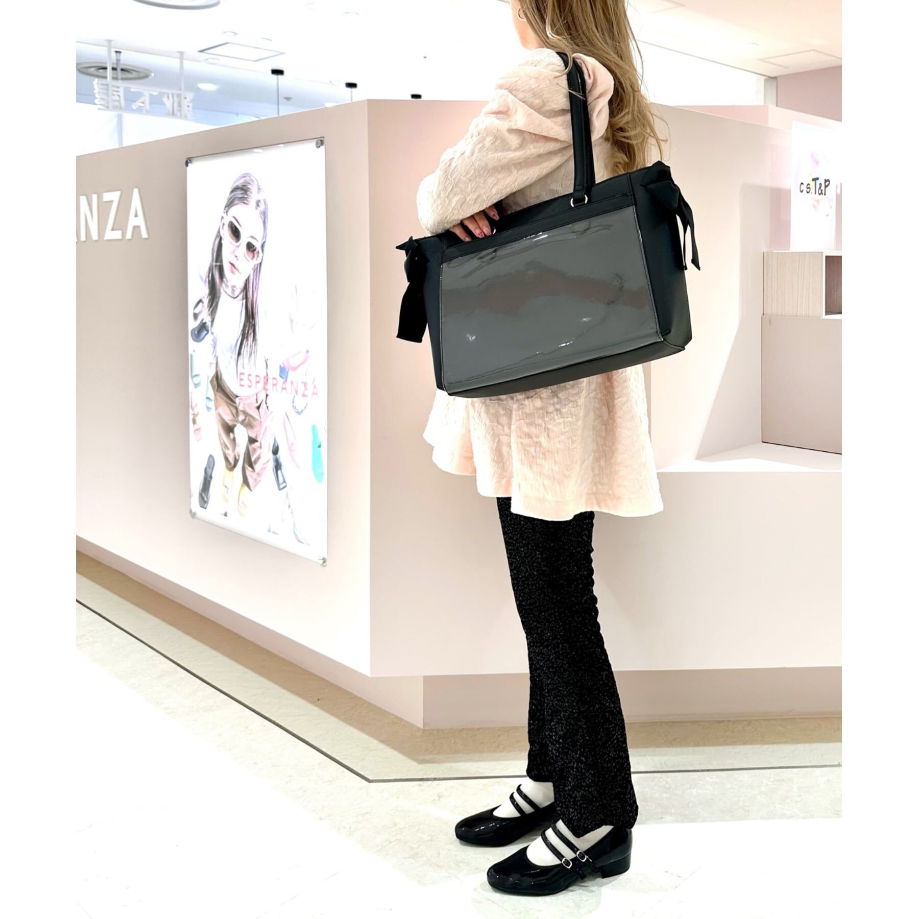 Ober Tashe「推し活の必需品　クリアコンビトート」|トートバッグ|