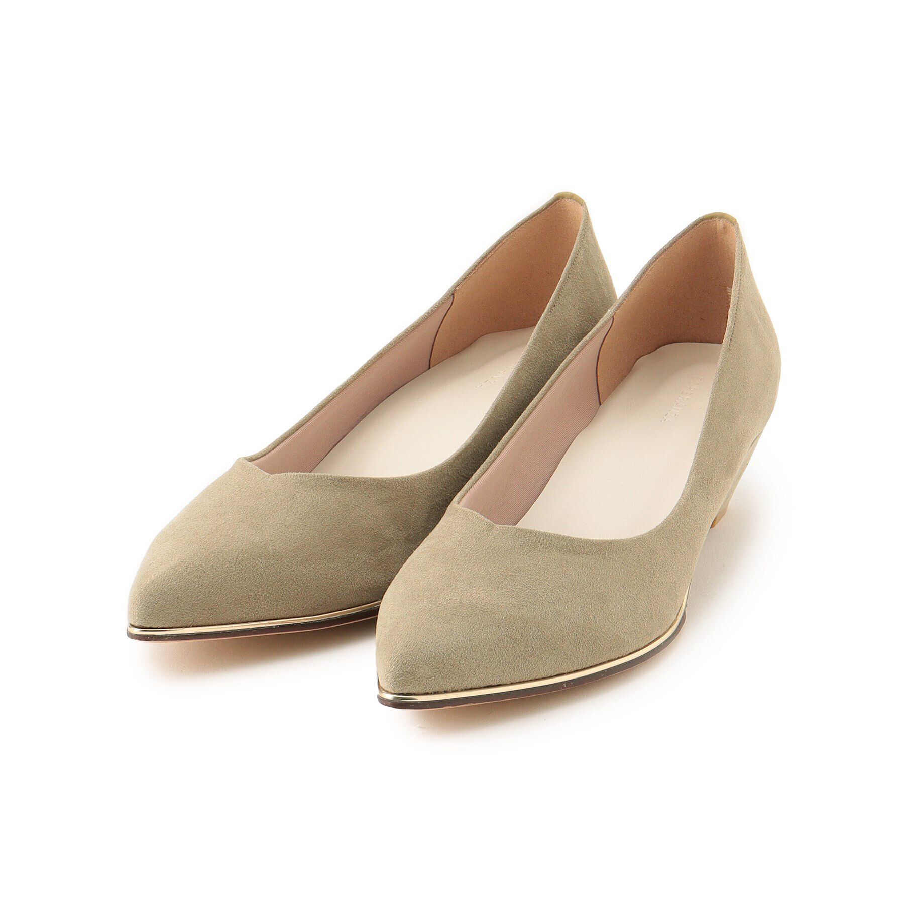 ESPERANZA「《定番》ポインテッドトゥウェッジパンプス」|パンプス|ｶｰｷ(127)