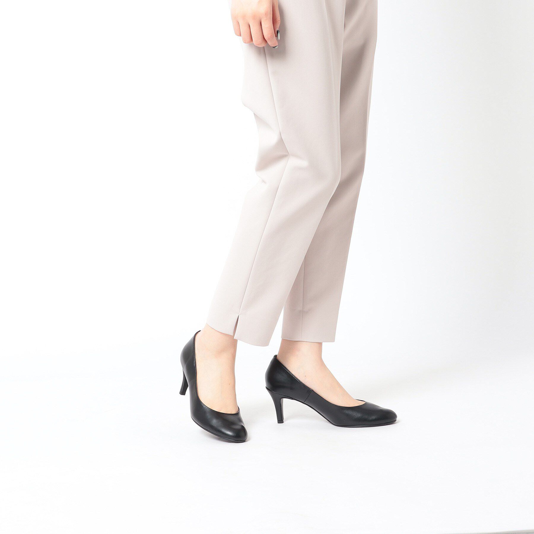 ESPERANZA「ラウンドトゥパンプスEveryDay＜約7cmヒール＞ レイン対応」|パンプス|