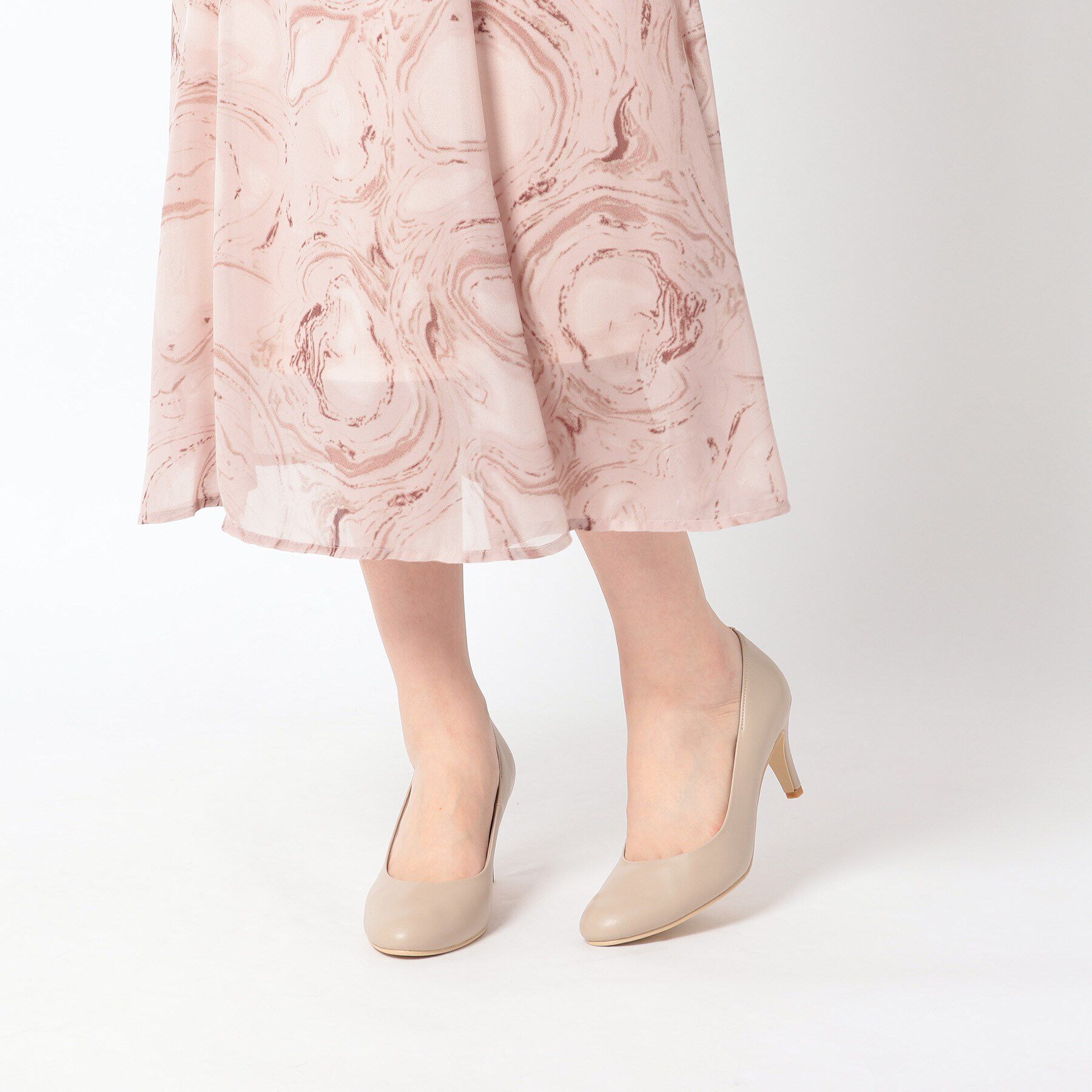 ESPERANZA「ラウンドトゥパンプスEveryDay＜約7cmヒール＞ レイン対応」|パンプス|