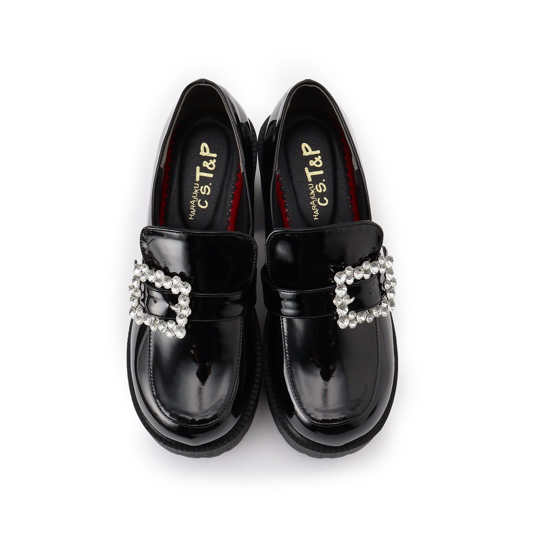 csT&P「キラキラ付き厚底ローファー」|パンプス|