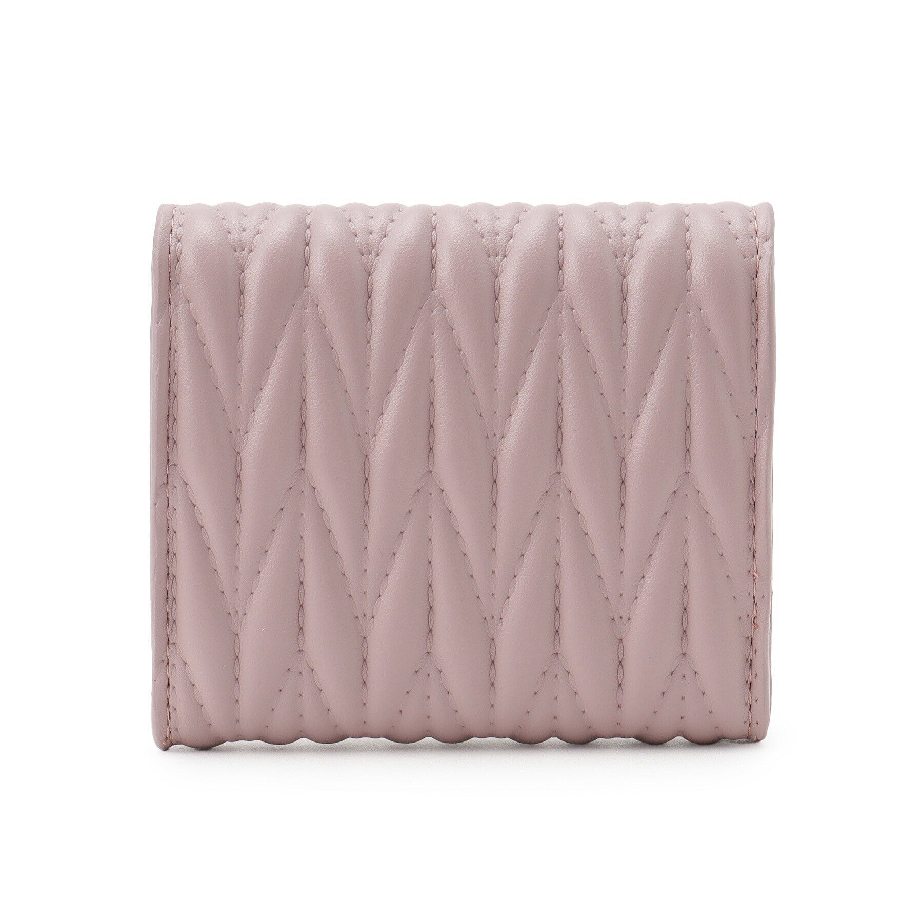 Ober Tashe「キルティング ボックスコイン三つ折り財布 ミニ財布 ミニウォレット」|財布|