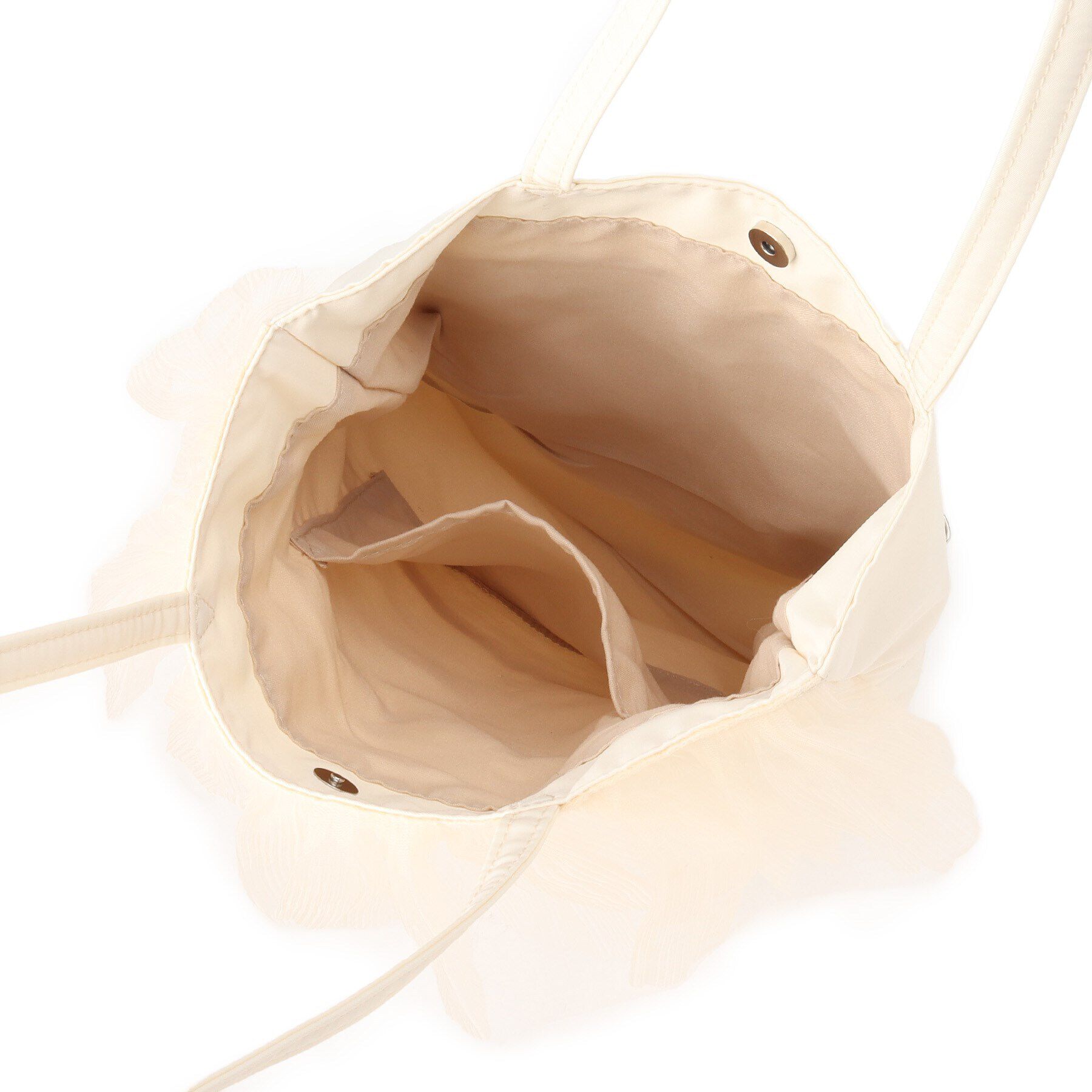 Ober Tashe「軽量 チュールティアードフリルトート」|トートバッグ|