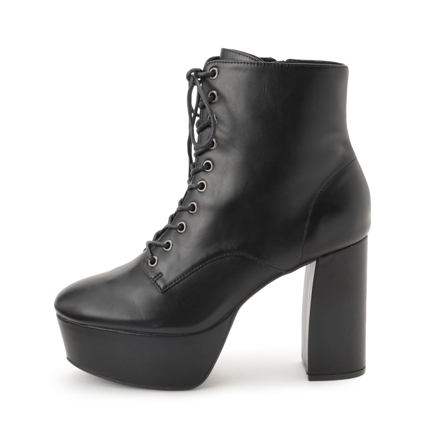 ESPERANZA「ラク盛り厚底レースアップブーツ」|ショートブーツ|