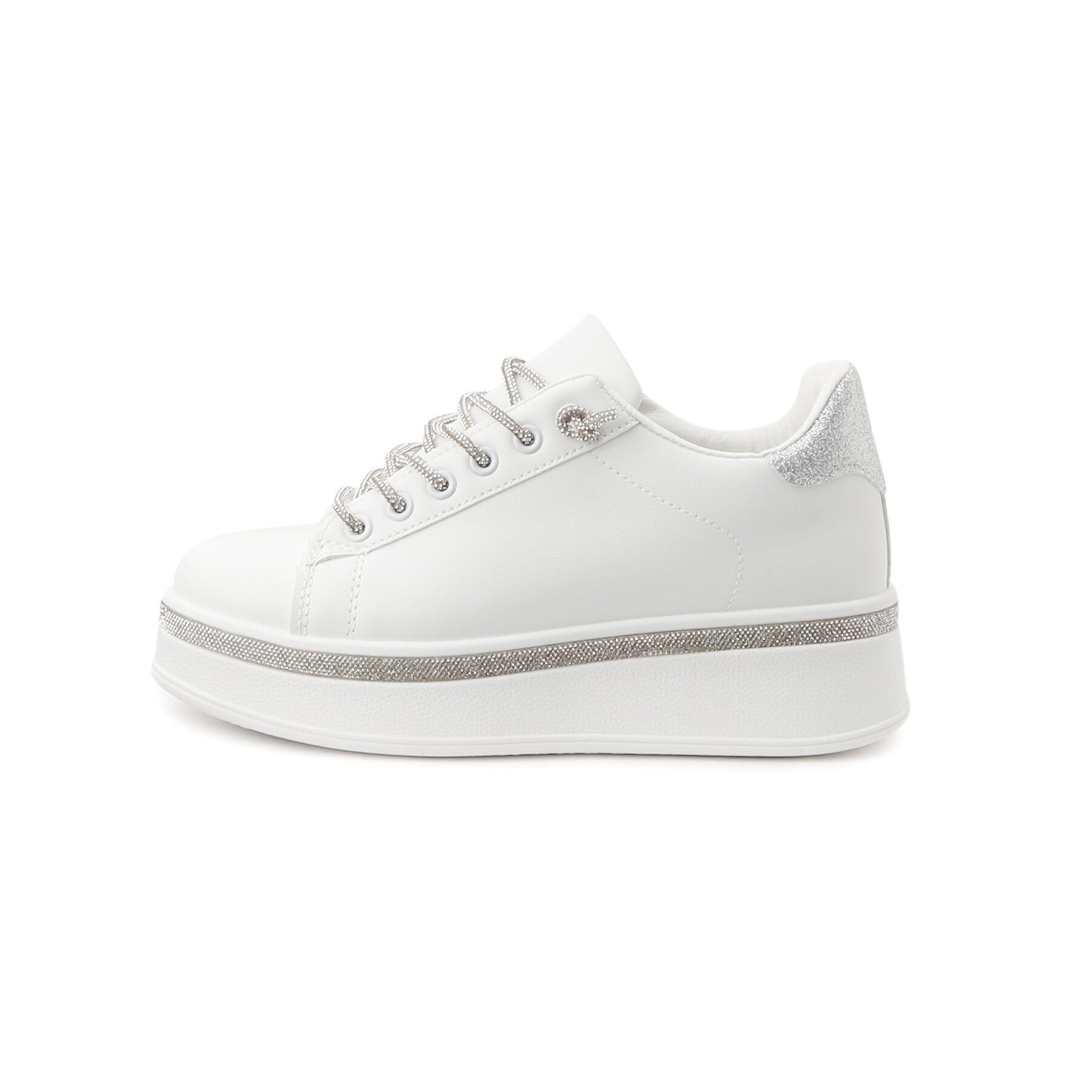 csT&P「厚底キラキラストーン付スニーカー」|スニーカー|