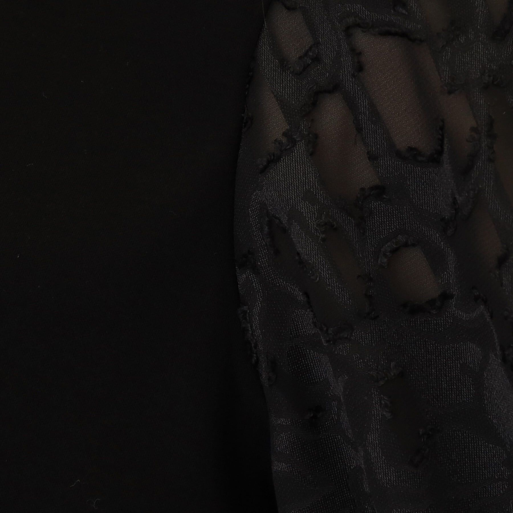 SunaUna「【接触冷感／袖ジャカード】レースドッキングプルオーバー」|Tシャツ・カットソー|