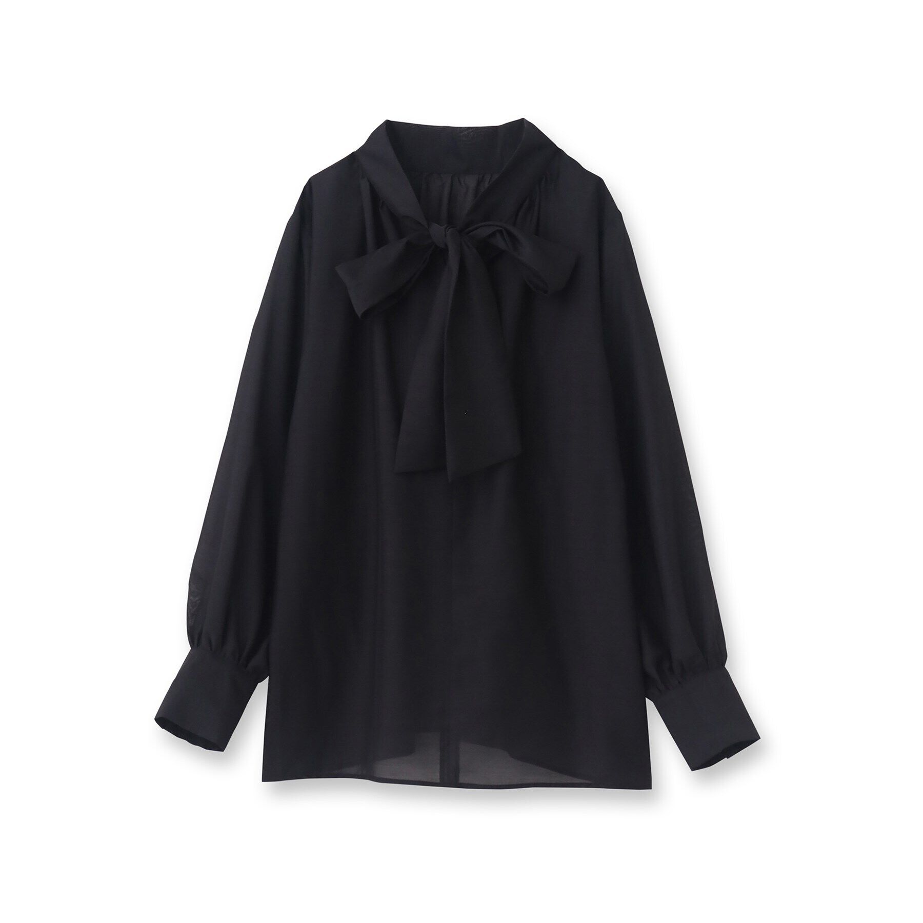 SunaUna「【シアー／着回し】ボウタイブラウス」|シャツ・ブラウス|