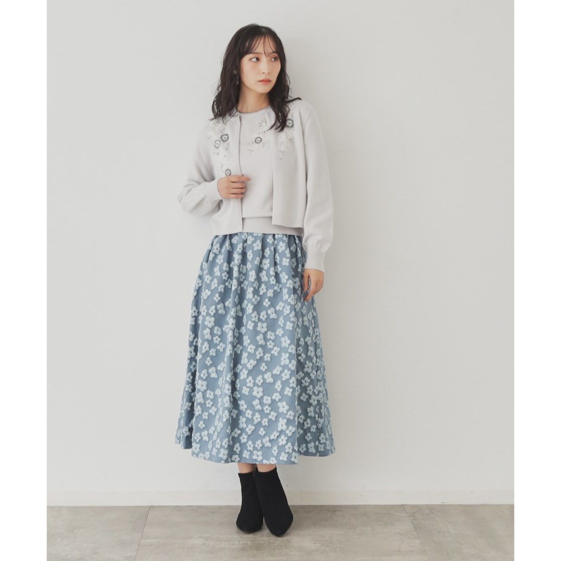 SunaUna「【SS～Lサイズ展開／ビーズ手刺繍】クラフトニット」|ニット・セーター|