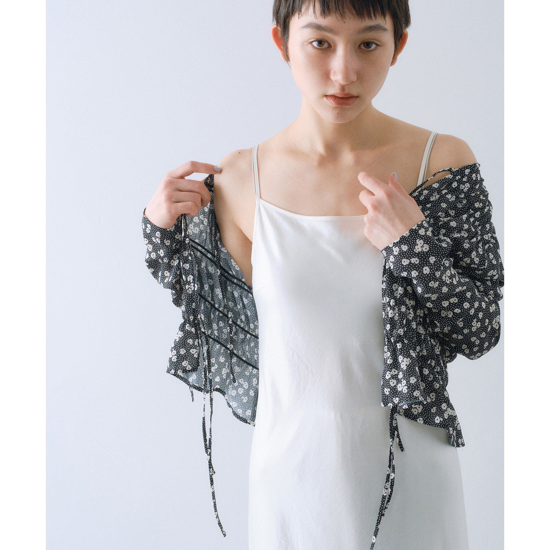 CODE A「petit flower ribbon blouse」|シャツ・ブラウス|