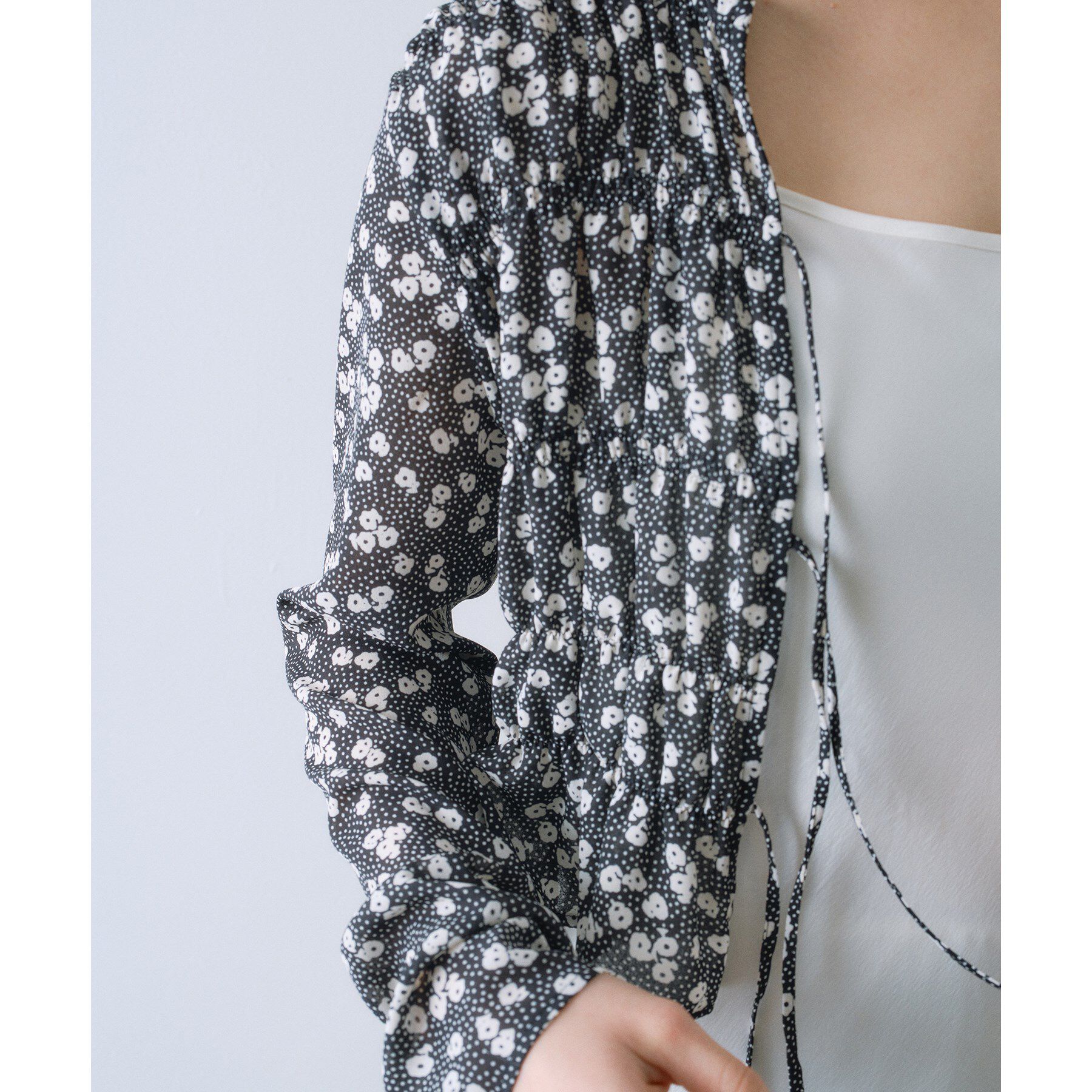 CODE A「petit flower ribbon blouse」|シャツ・ブラウス|