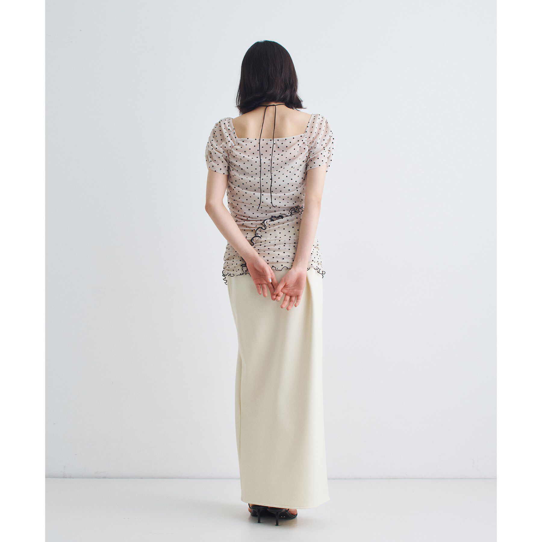 CODE A「tulle dot mini dress」|シャツ・ブラウス|