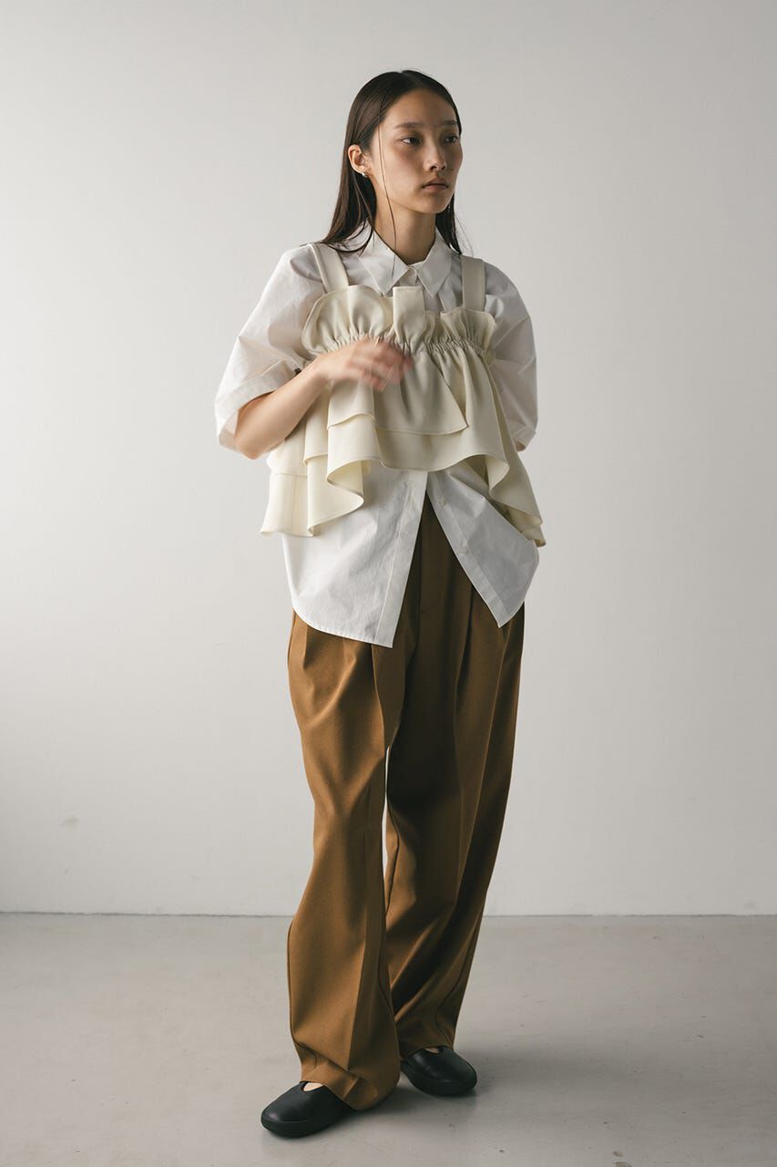 STYLEMIXER「アシンメトリーフリルビスチェ」|キャミソール|