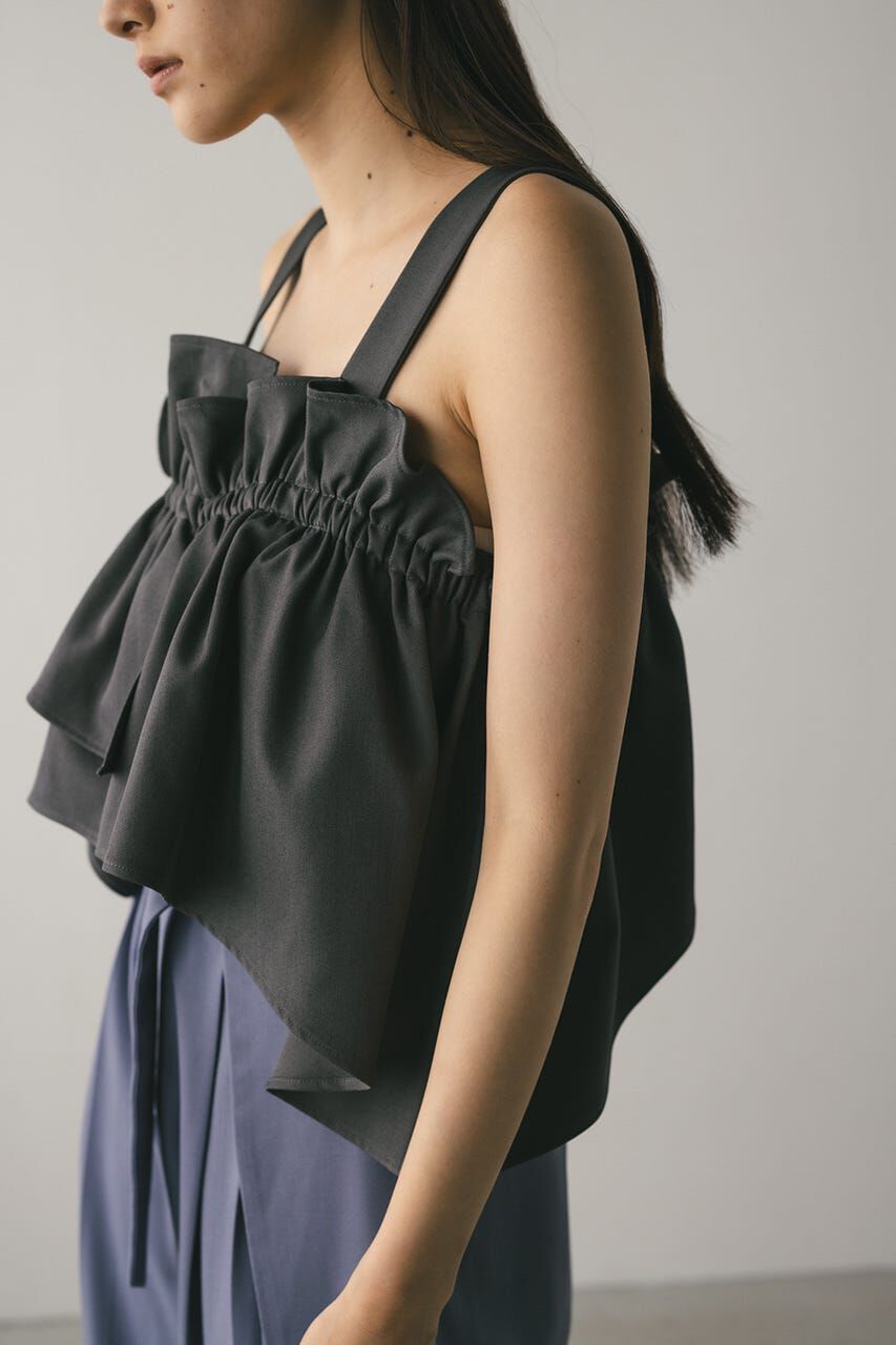 STYLEMIXER「アシンメトリーフリルビスチェ」|キャミソール|