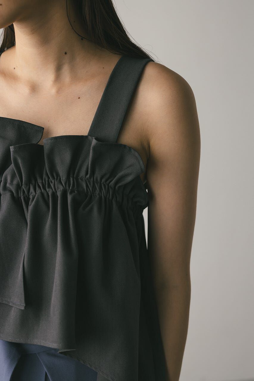 STYLEMIXER「アシンメトリーフリルビスチェ」|キャミソール|