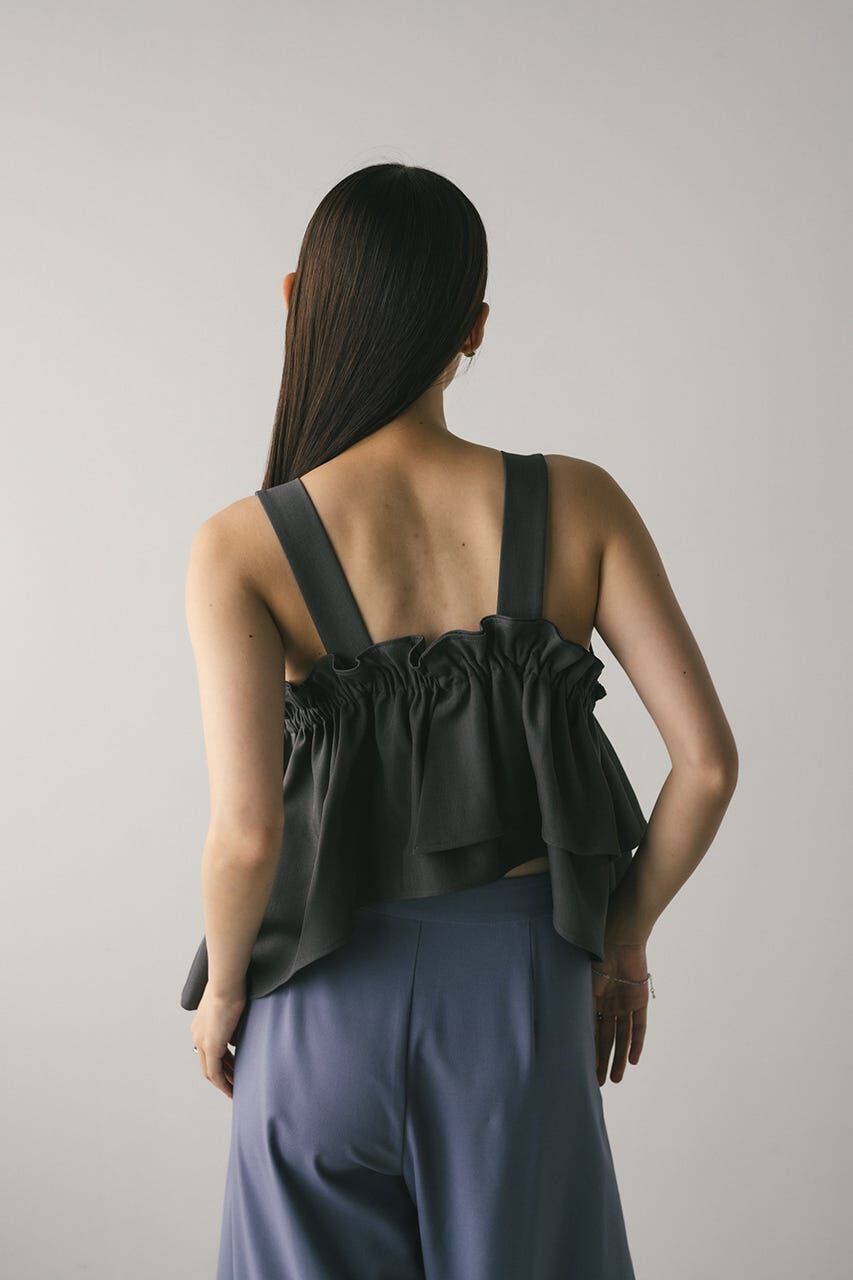 STYLEMIXER「アシンメトリーフリルビスチェ」|キャミソール|