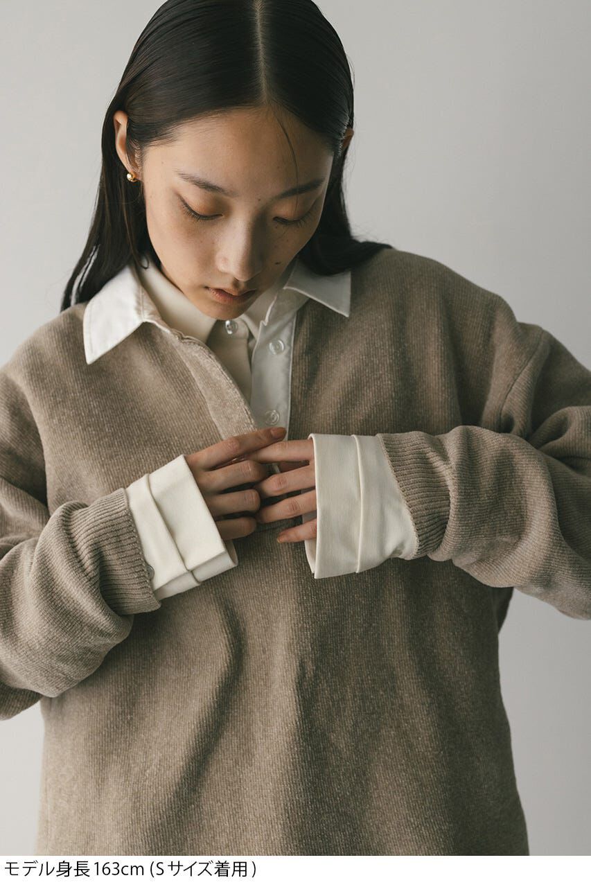 STYLEMIXER「ラガーニットトップ」|ニット・セーター|