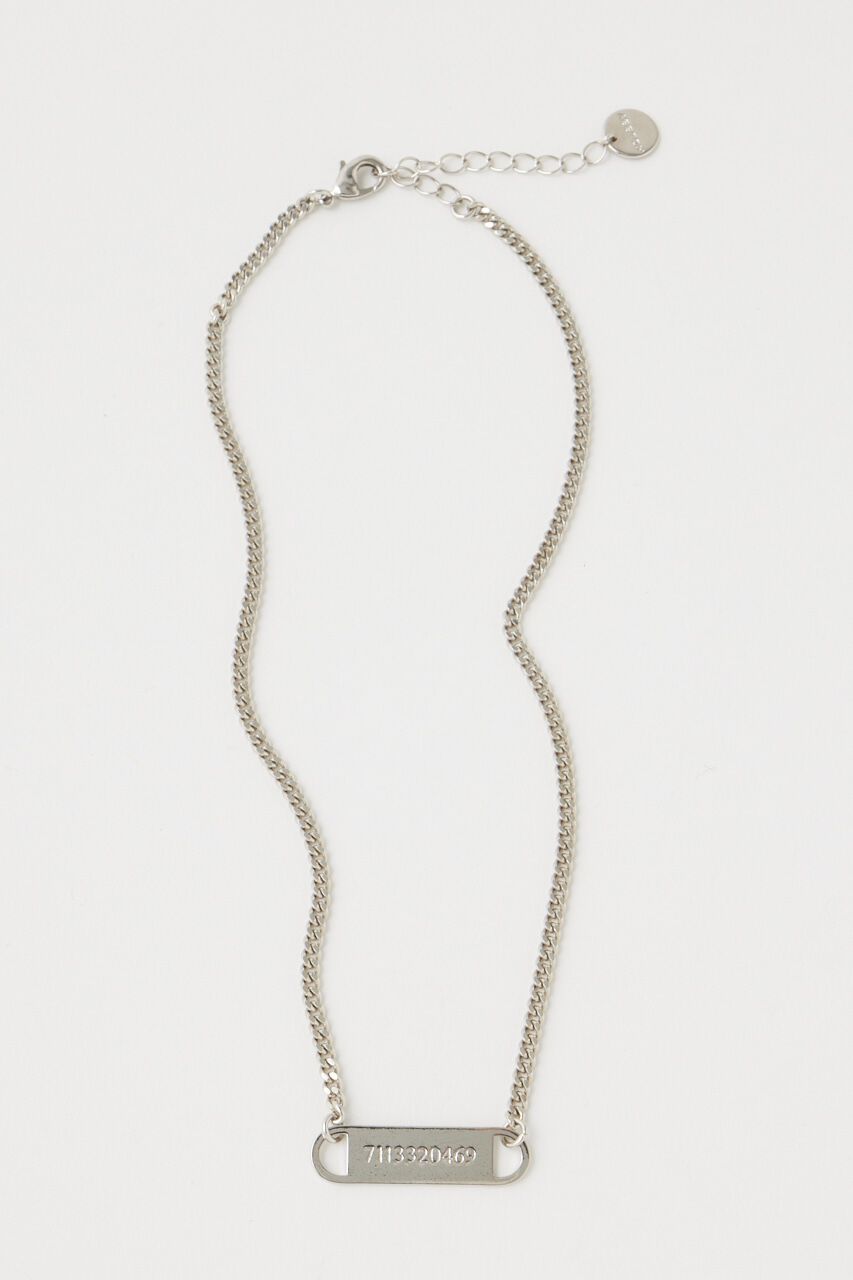 MOUSSY「PLATE CHAIN チョーカー」|ネックレス|