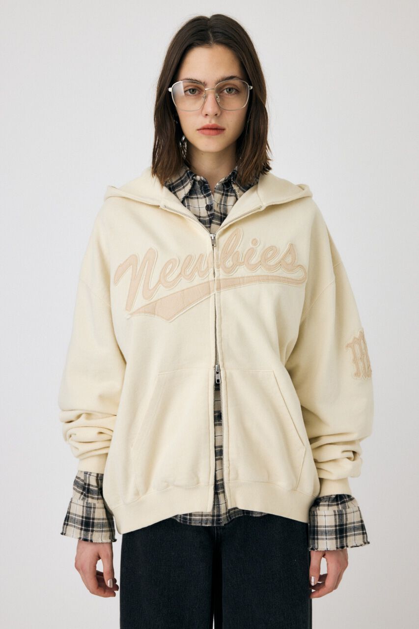 MOUSSY「PATCHED OVERSIZED ジップパーカー」|パーカー|