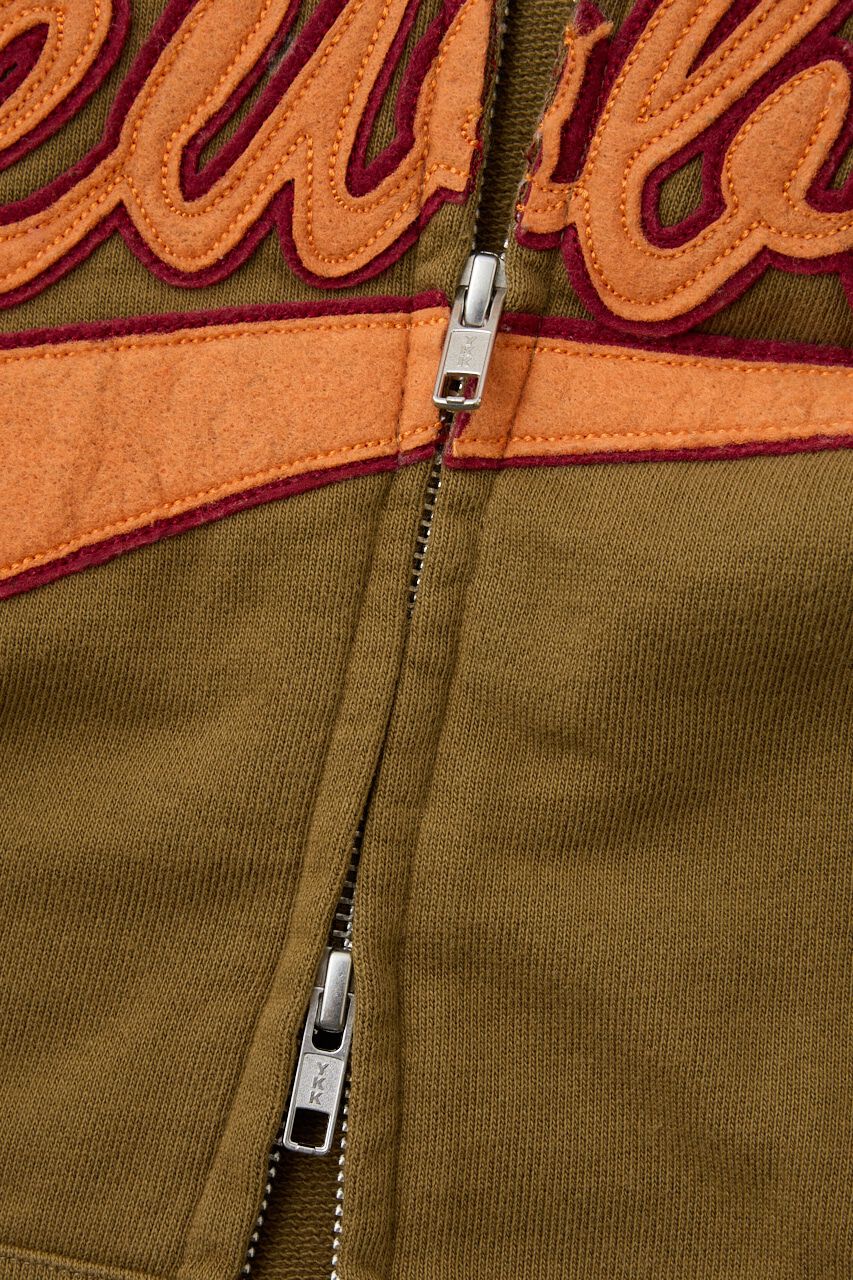 MOUSSY「PATCHED OVERSIZED ジップパーカー」|パーカー|