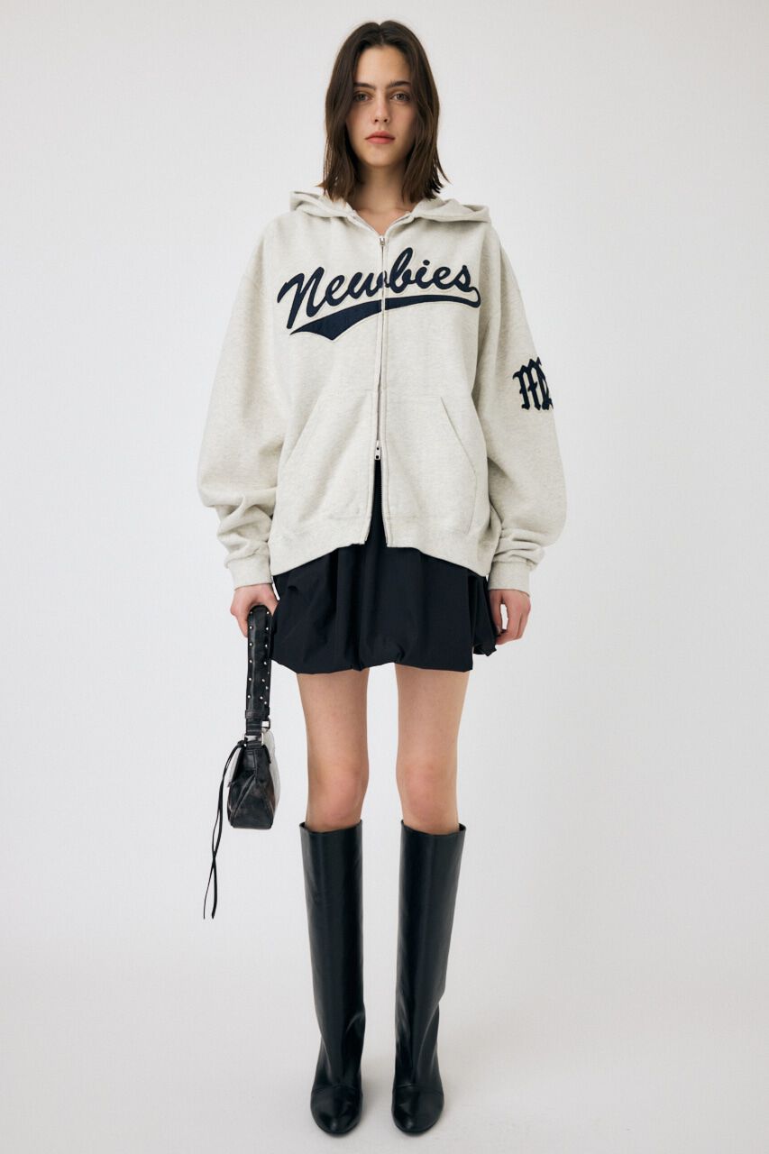 MOUSSY「PATCHED OVERSIZED ジップパーカー」|パーカー|