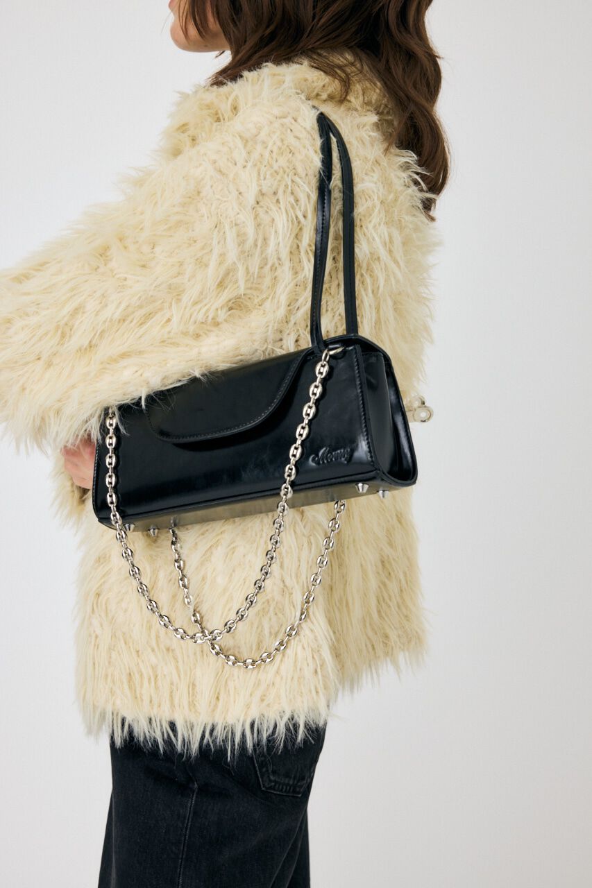 MOUSSY「CHAIN MIX ストラップバッグ」|その他|BLK