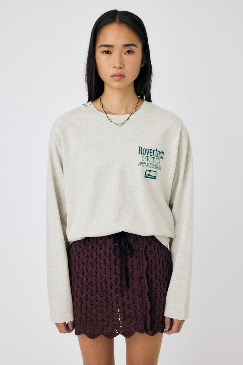 MOUSSY「COMPANY ロングスリーブTEE」|Tシャツ・カットソー|