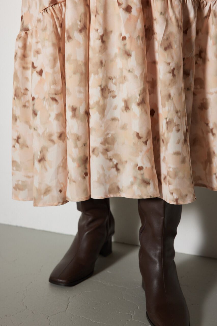 rienda「ウエストシャーリングシャツディテールワンピース」|ワンピース|