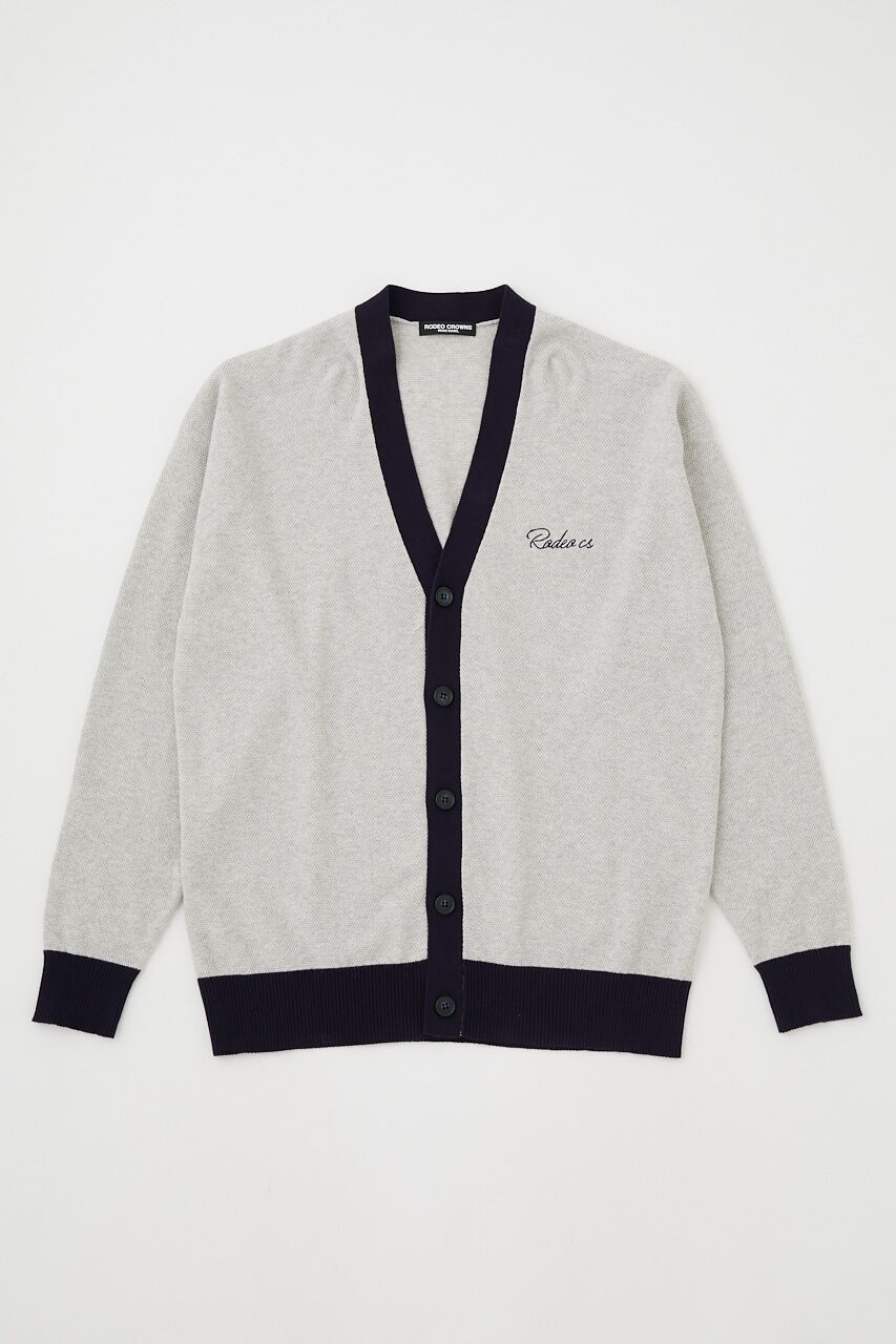 RODEO CROWNS「バイカラーニットカーディガン」|カーディガン|L/T.GRY1