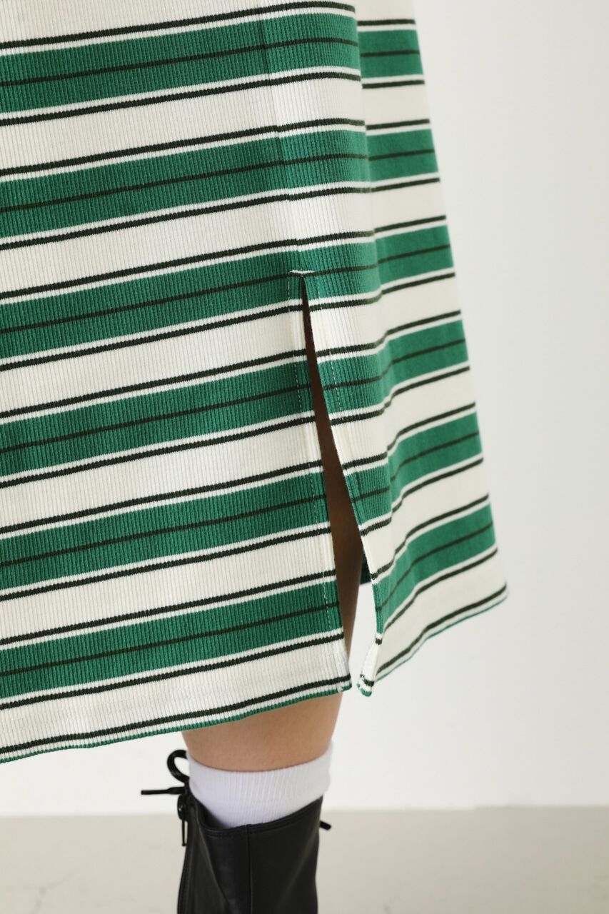 RODEO CROWNS「マルチボーダーリブワンピース」|ワンピース|