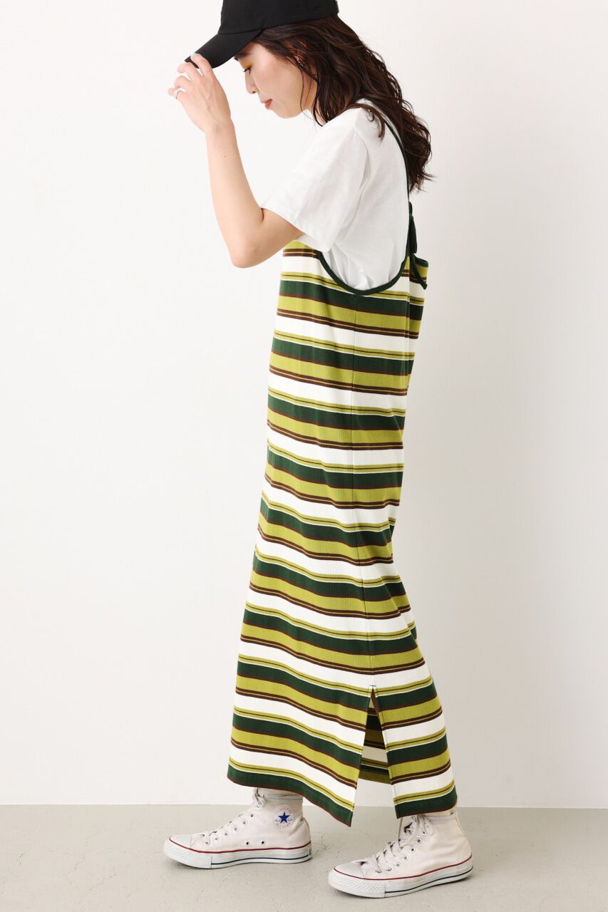 RODEO CROWNS「マルチボーダーキャミワンピース」|ワンピース|