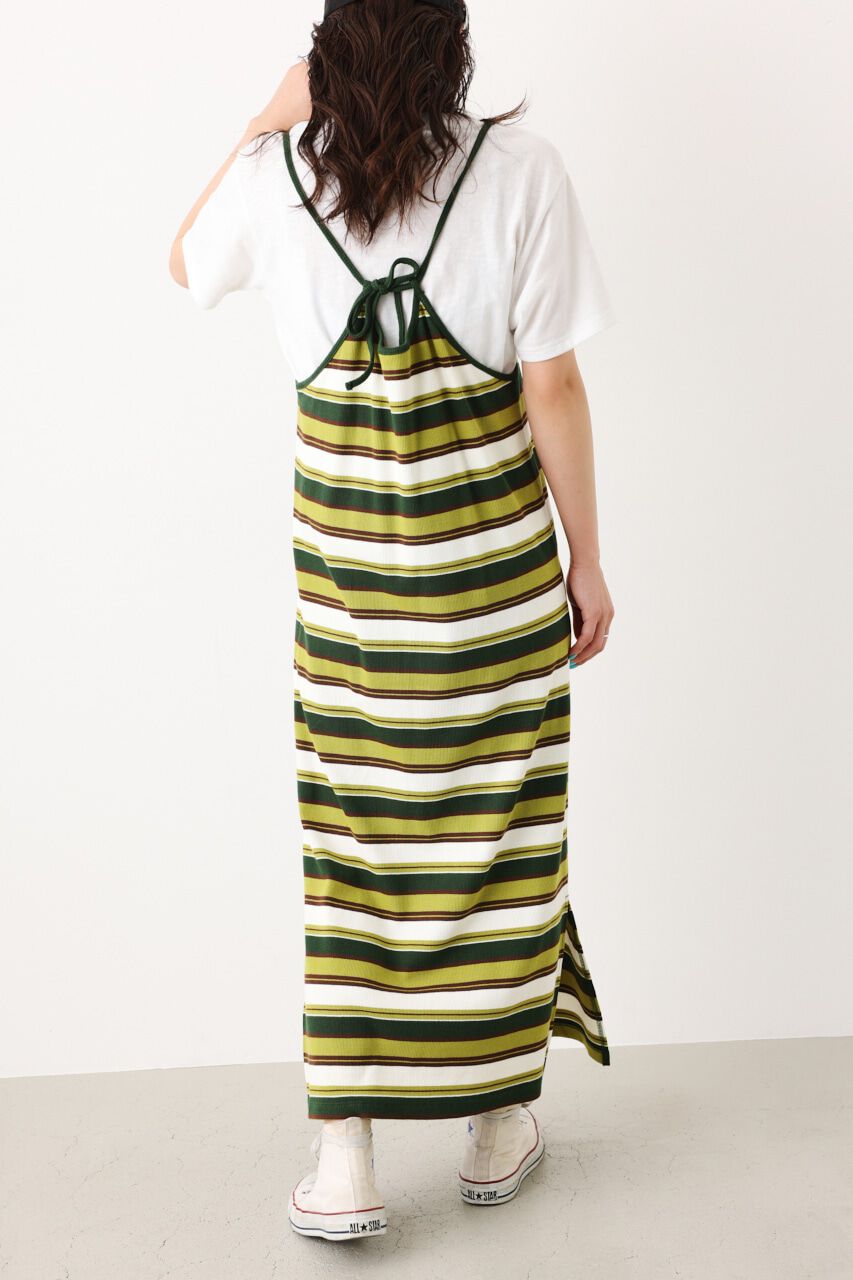 RODEO CROWNS「マルチボーダーキャミワンピース」|ワンピース|