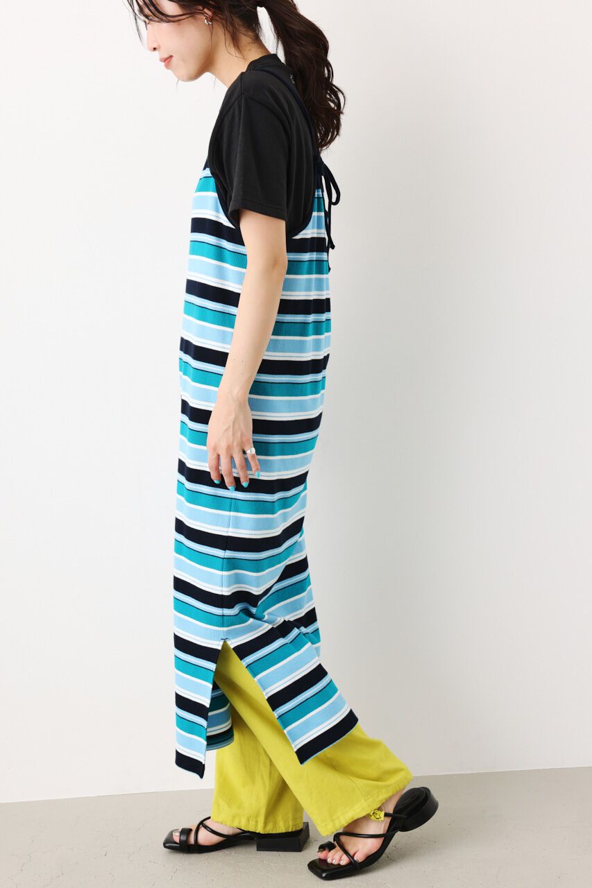 RODEO CROWNS「マルチボーダーキャミワンピース」|ワンピース|