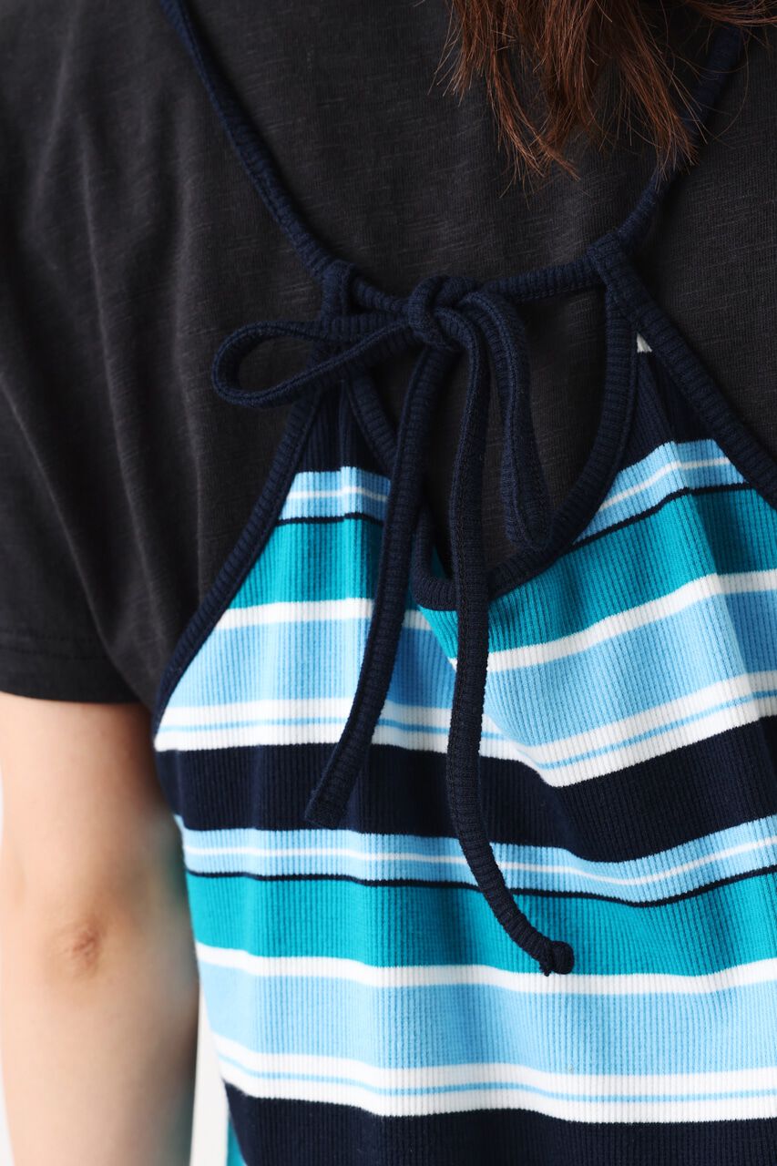 RODEO CROWNS「マルチボーダーキャミワンピース」|ワンピース|