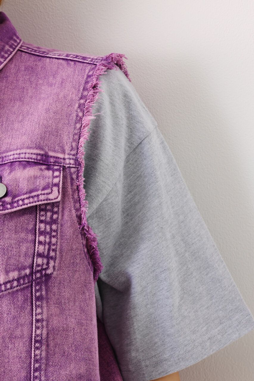 RODEO CROWNS「（WEB限定）カラーデニムベスト」|ダウンベスト・ベスト|