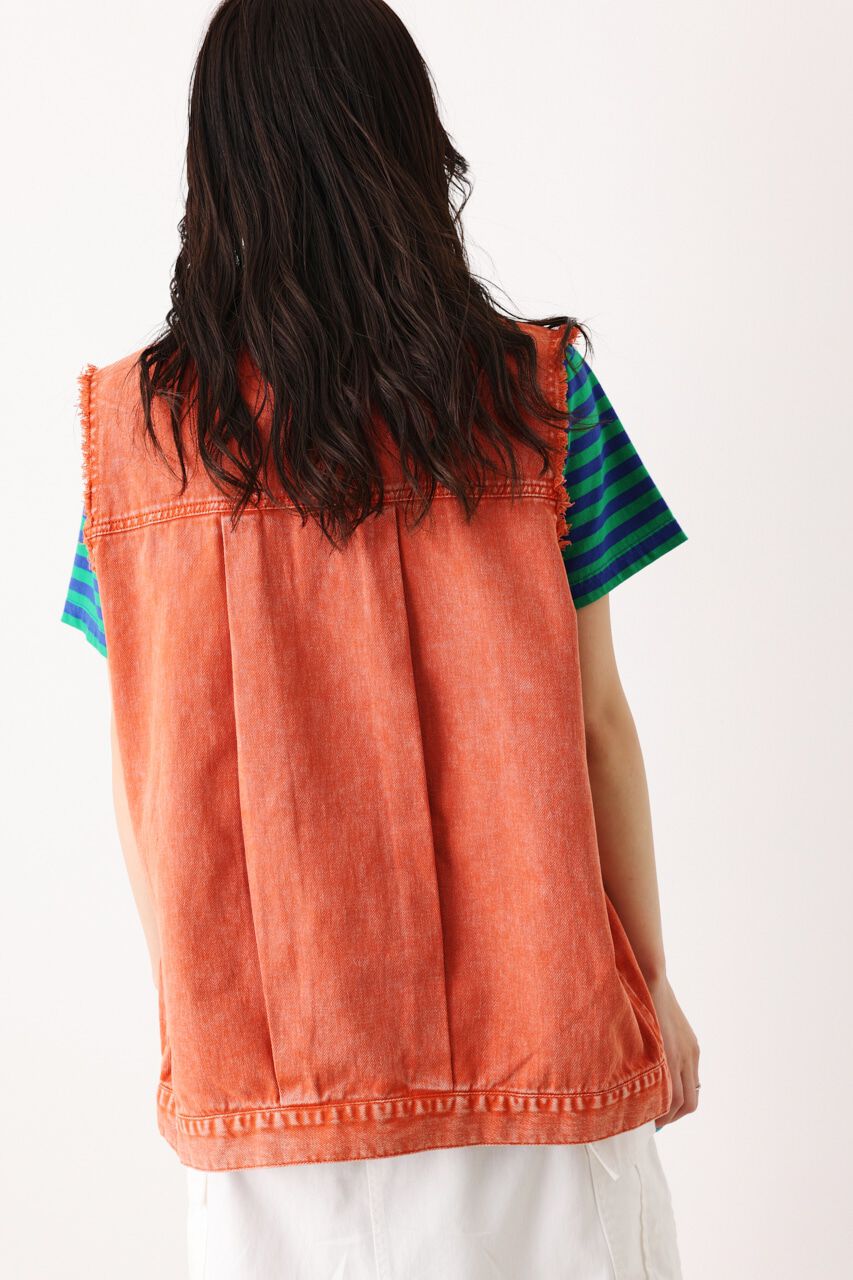 RODEO CROWNS「（WEB限定）カラーデニムベスト」|ダウンベスト・ベスト|