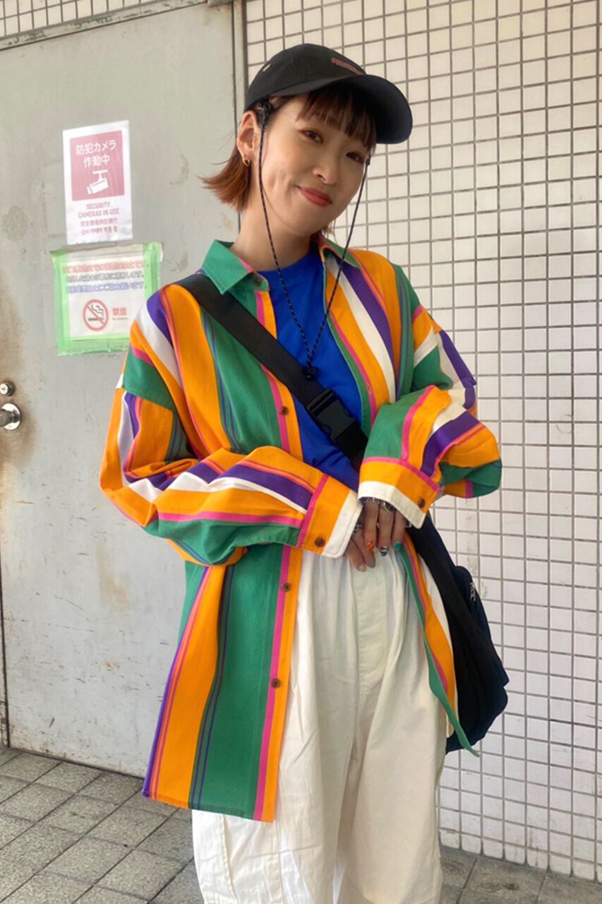 RODEO CROWNS「Vintage マルチストライプシャツ」|シャツ・ブラウス|