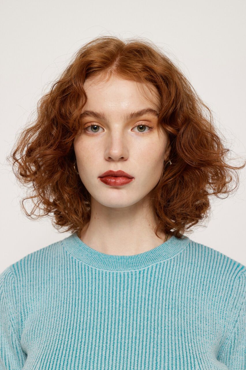 SLY「BI-COLOR RIB ショートワンピース」|ワンピース|