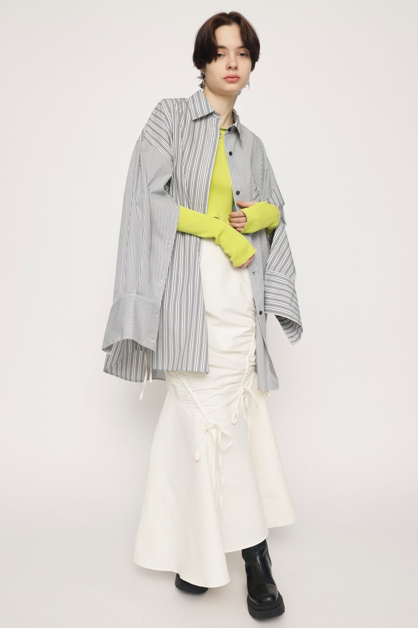 SLY「GATHER SLIM FLARE スカート」|スカート|