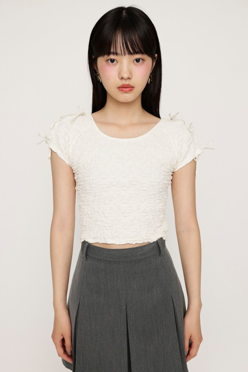 SLY「2WAY RIBBON JQ トップス」|Tシャツ・カットソー|