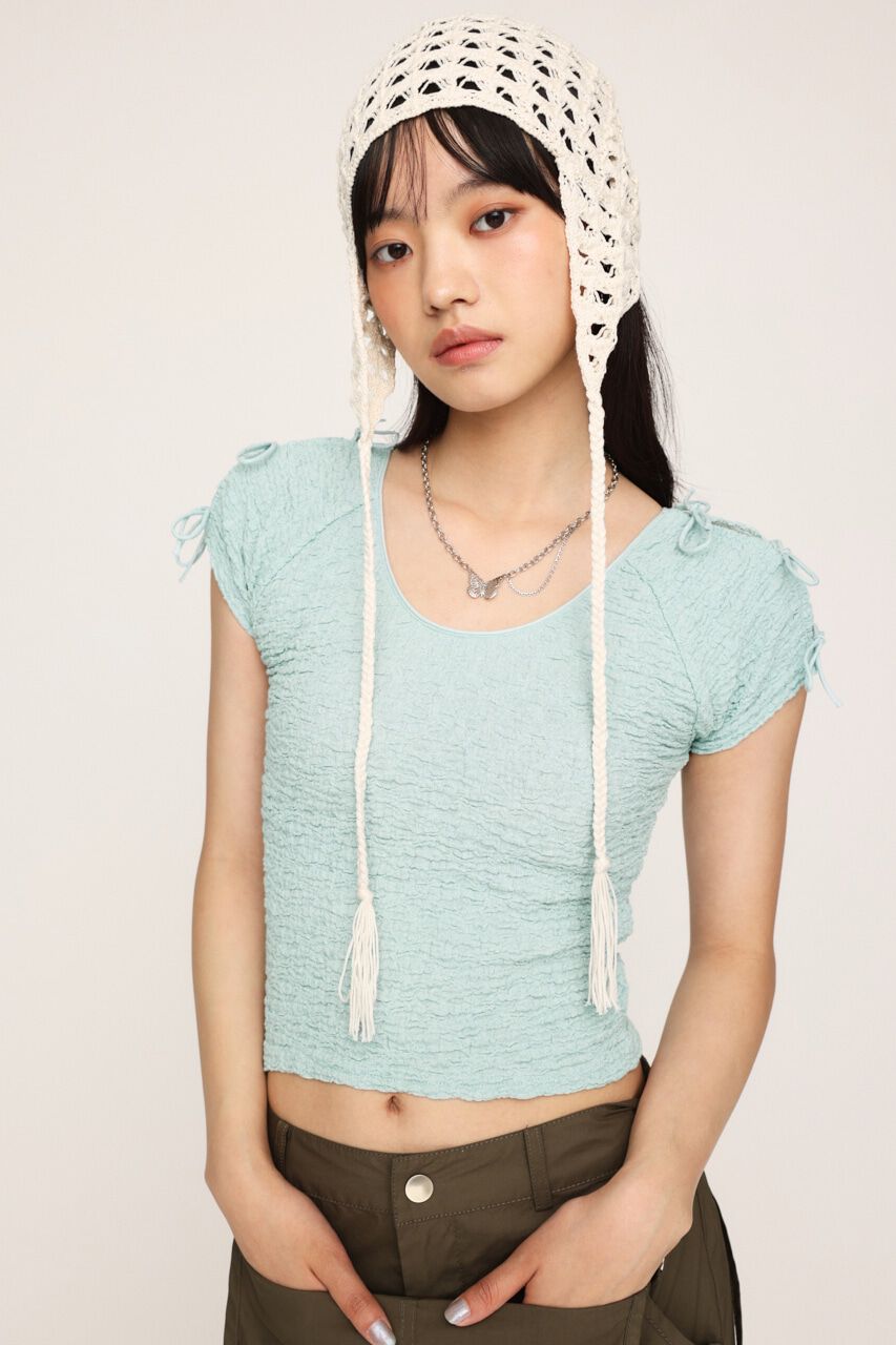 SLY「2WAY RIBBON JQ トップス」|Tシャツ・カットソー|
